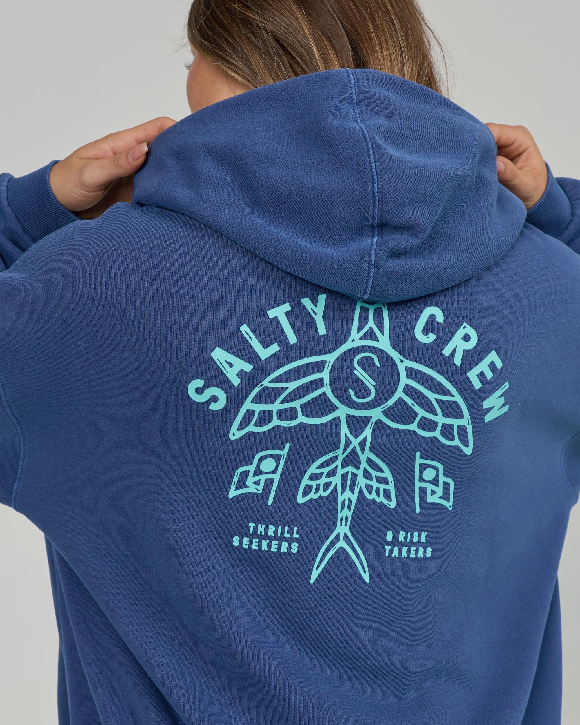 Flying High Hoody - Navy - Image 3