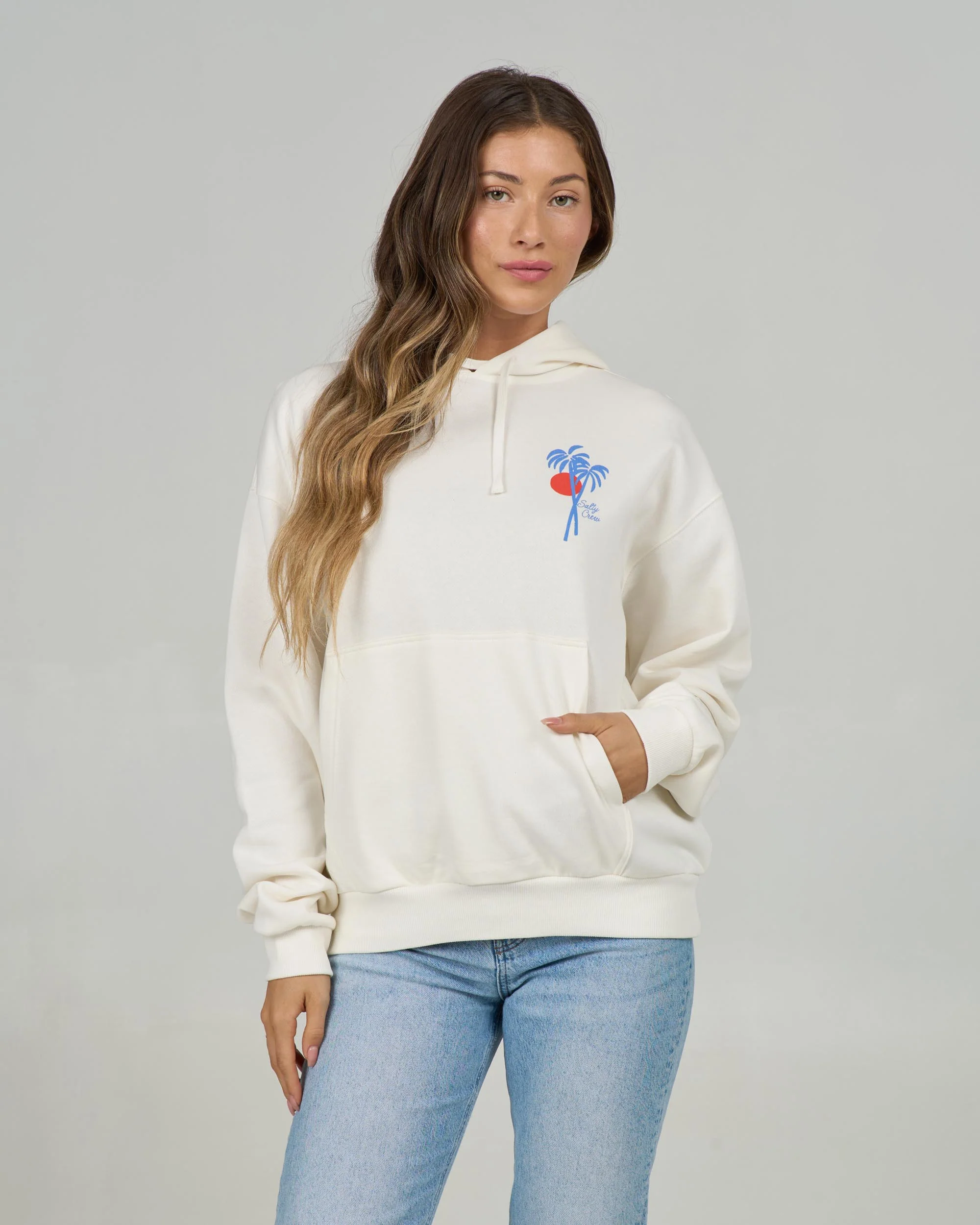 Geo Palm Hoody - Off White - Image 2