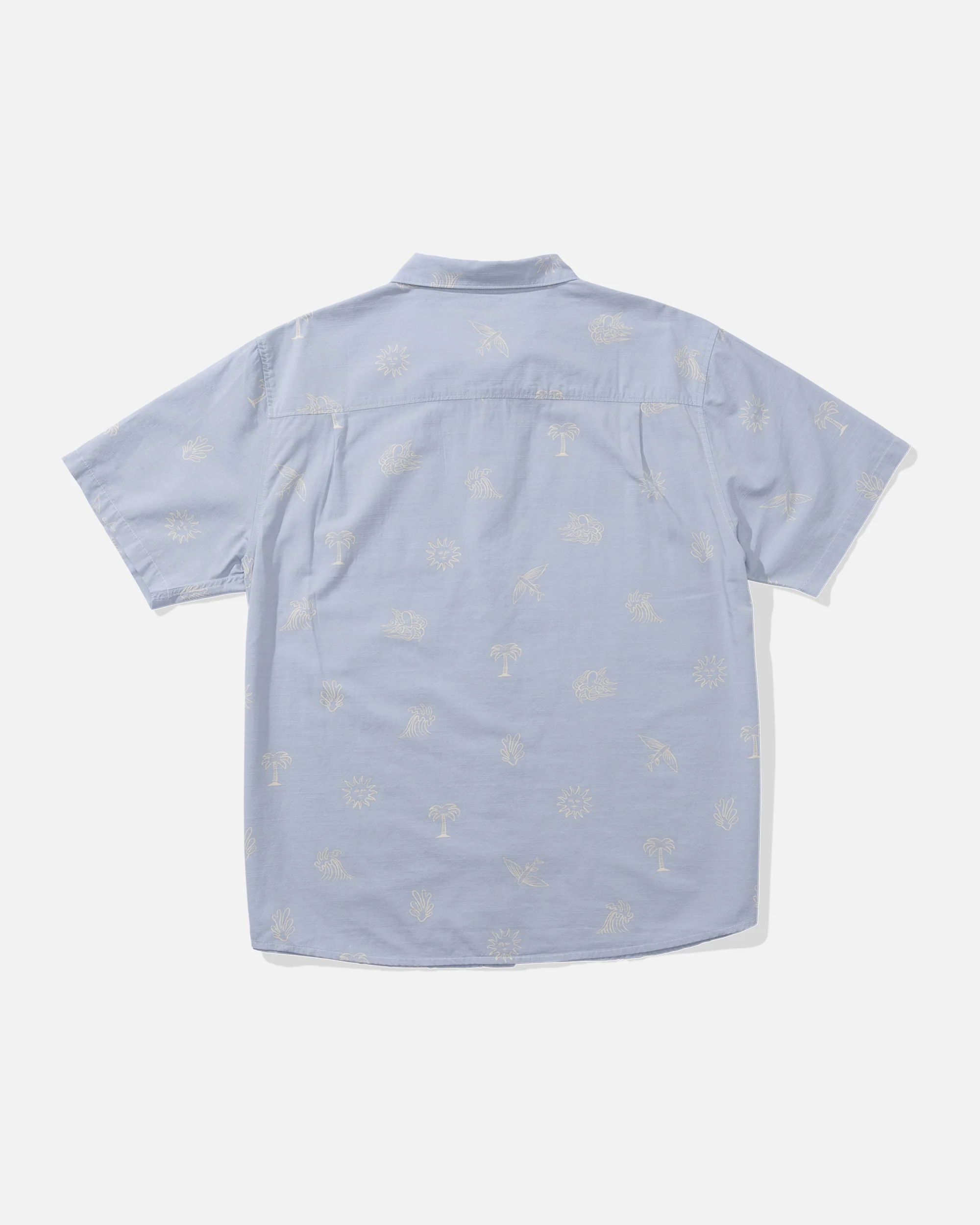 Good Vibes Button Up - Blue Fog - Image 2