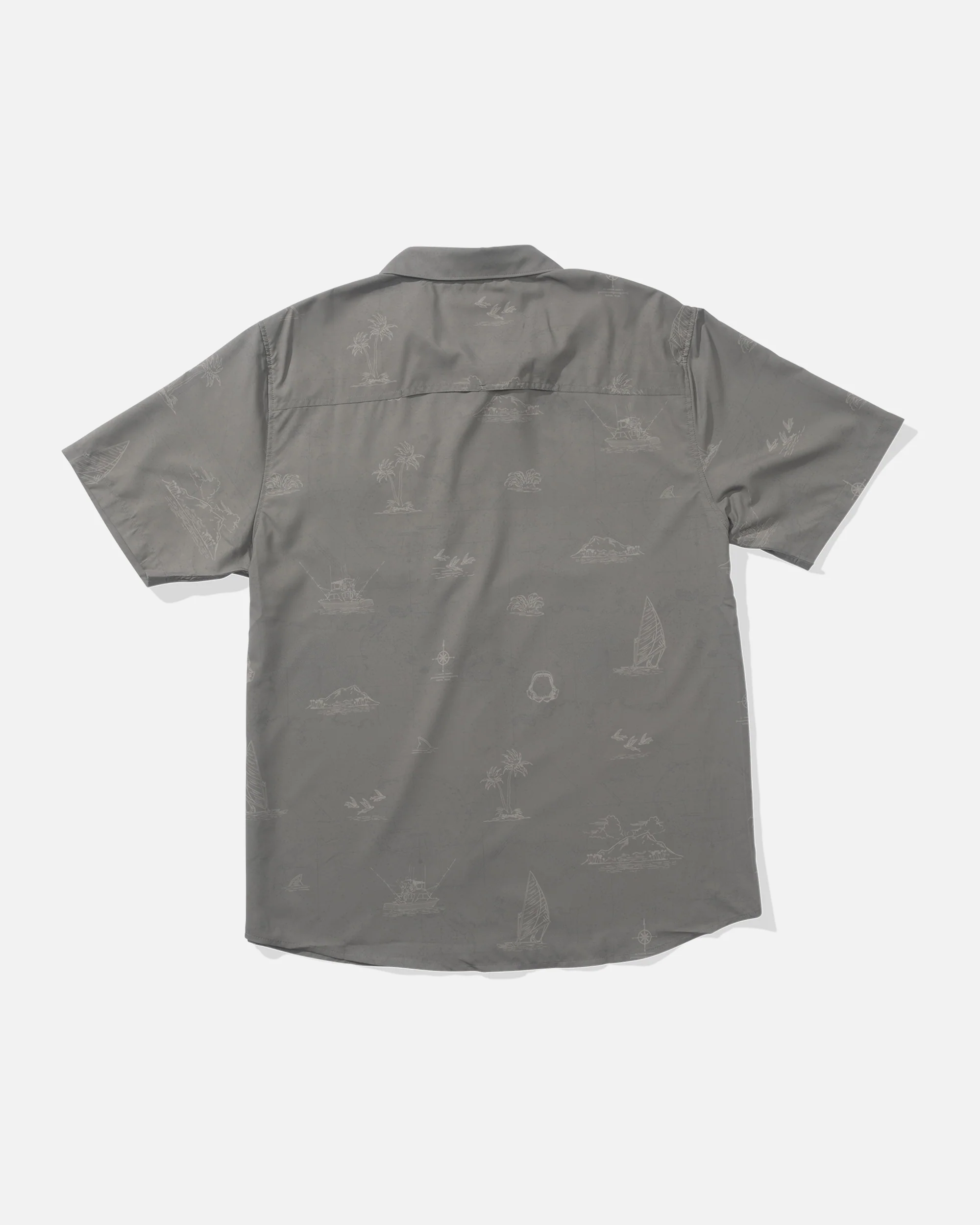 Helmsman UV Button Up - Olive - Image 2