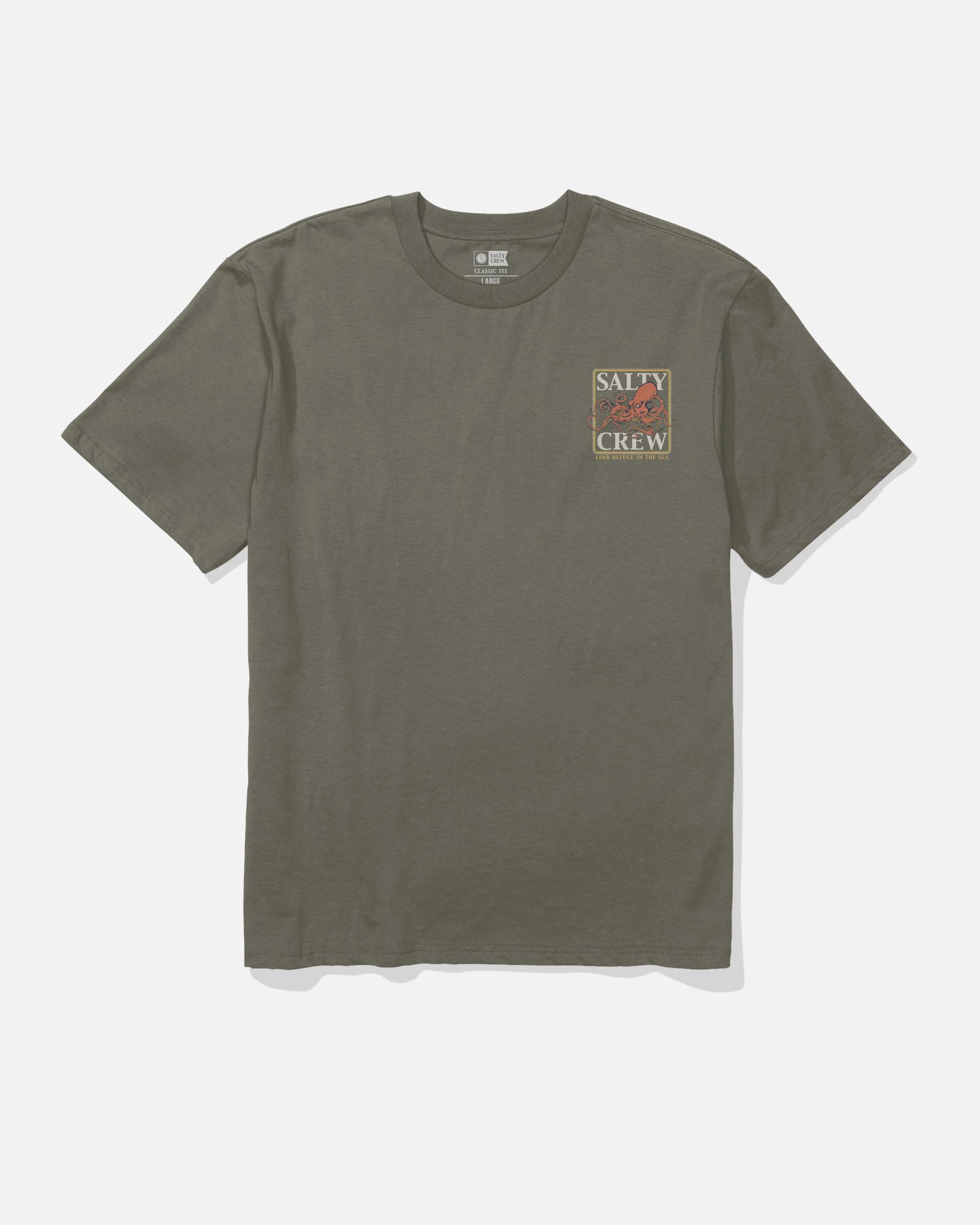 Ink Slinger Classic Tee - Dusty Olive - Image 2