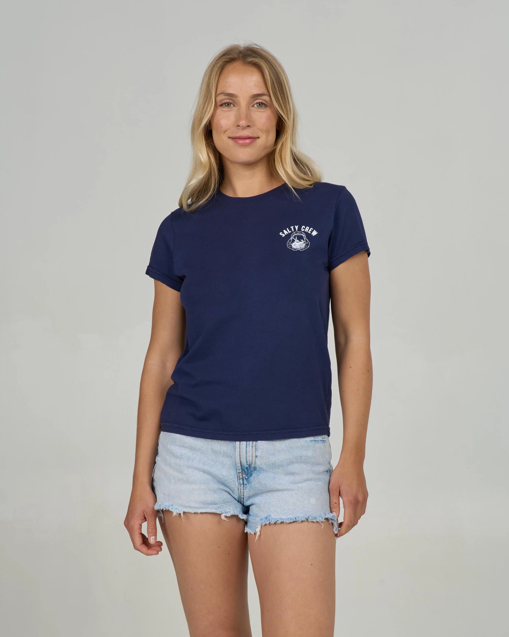 Jawbone Modern Tee - Bright Navy - Image 2