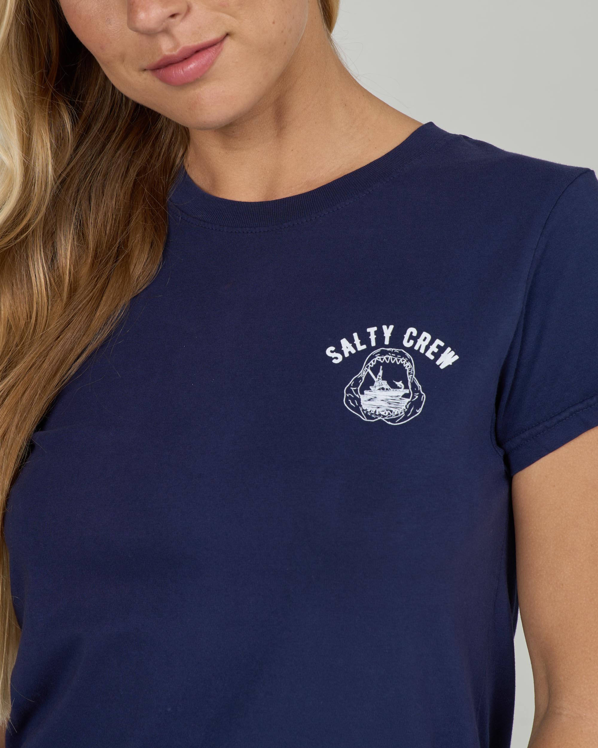 Jawbone Modern Tee - Bright Navy - Image 4