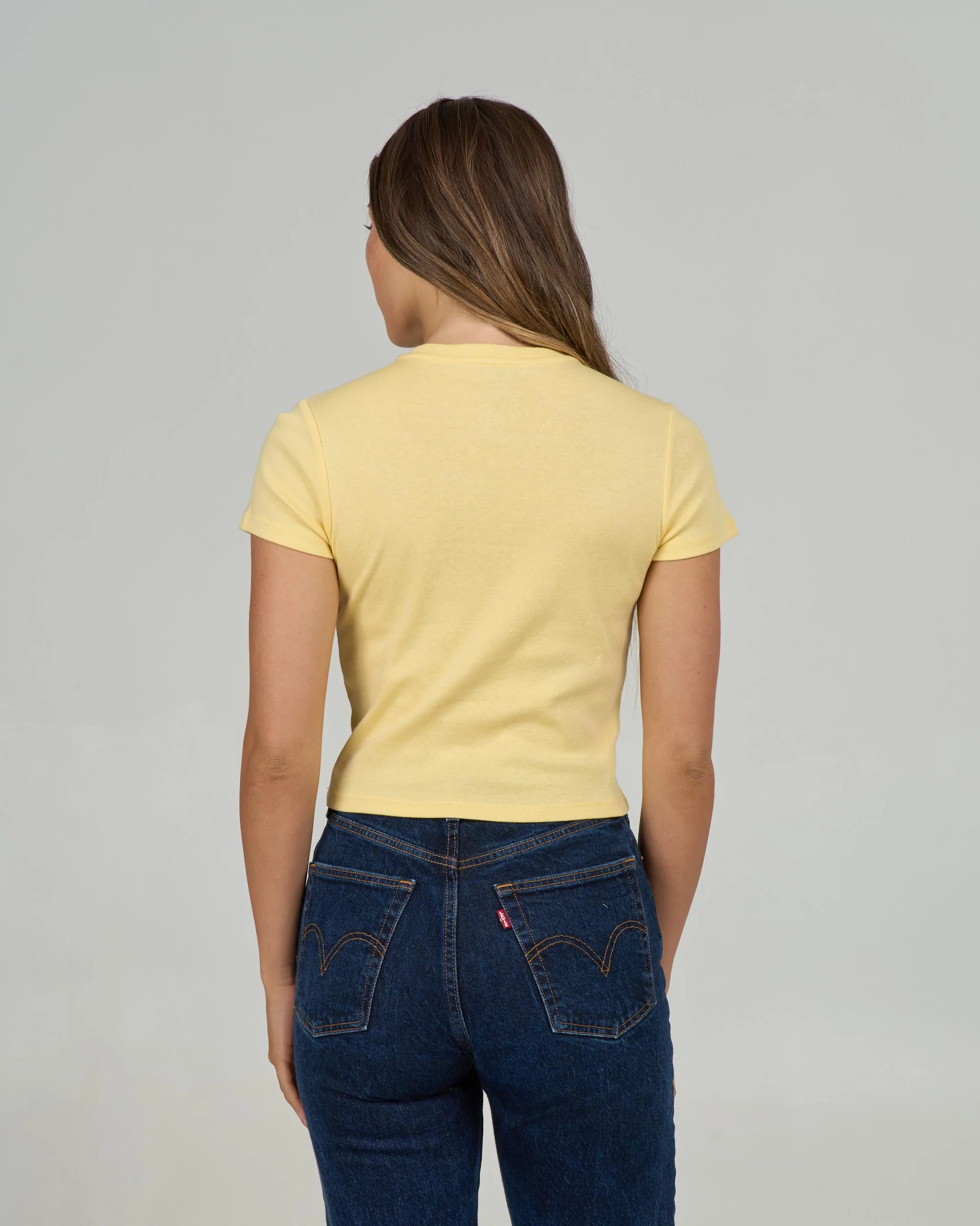 Keyhole Baby Tee - Sunshine - Image 2