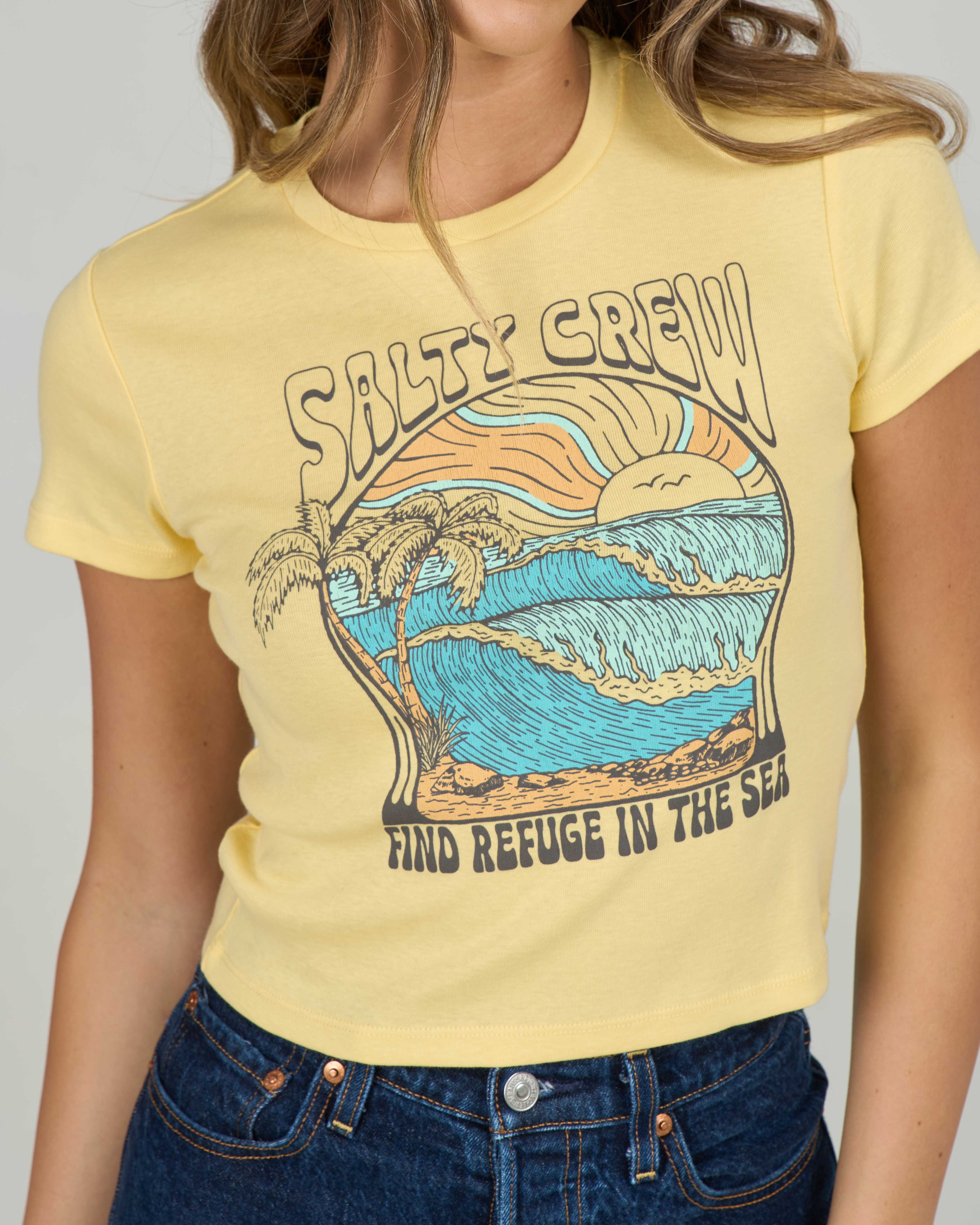 Keyhole Baby Tee - Sunshine - Image 3