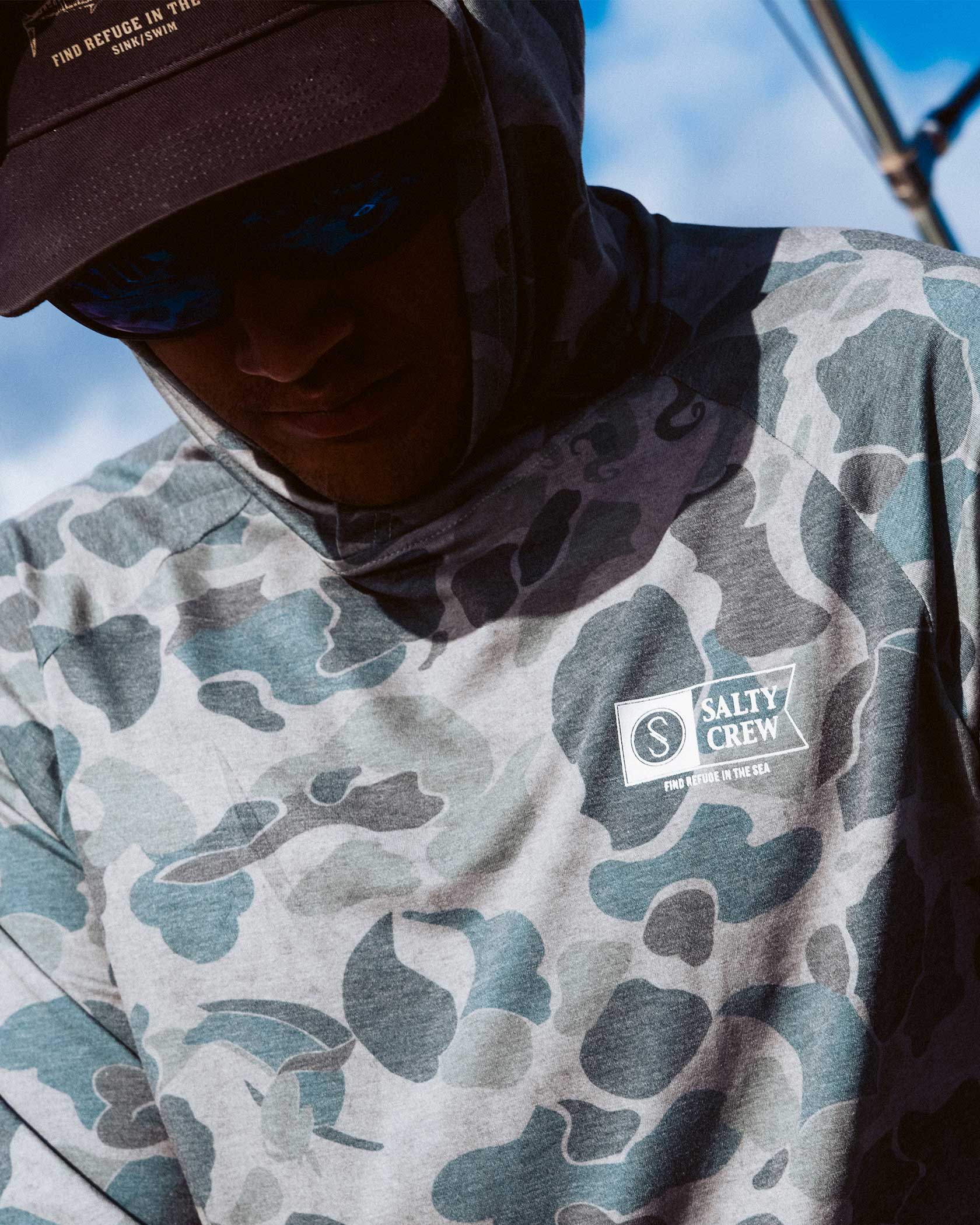 Mariner Lite UV Hoodie - Sand Camo - Image 3