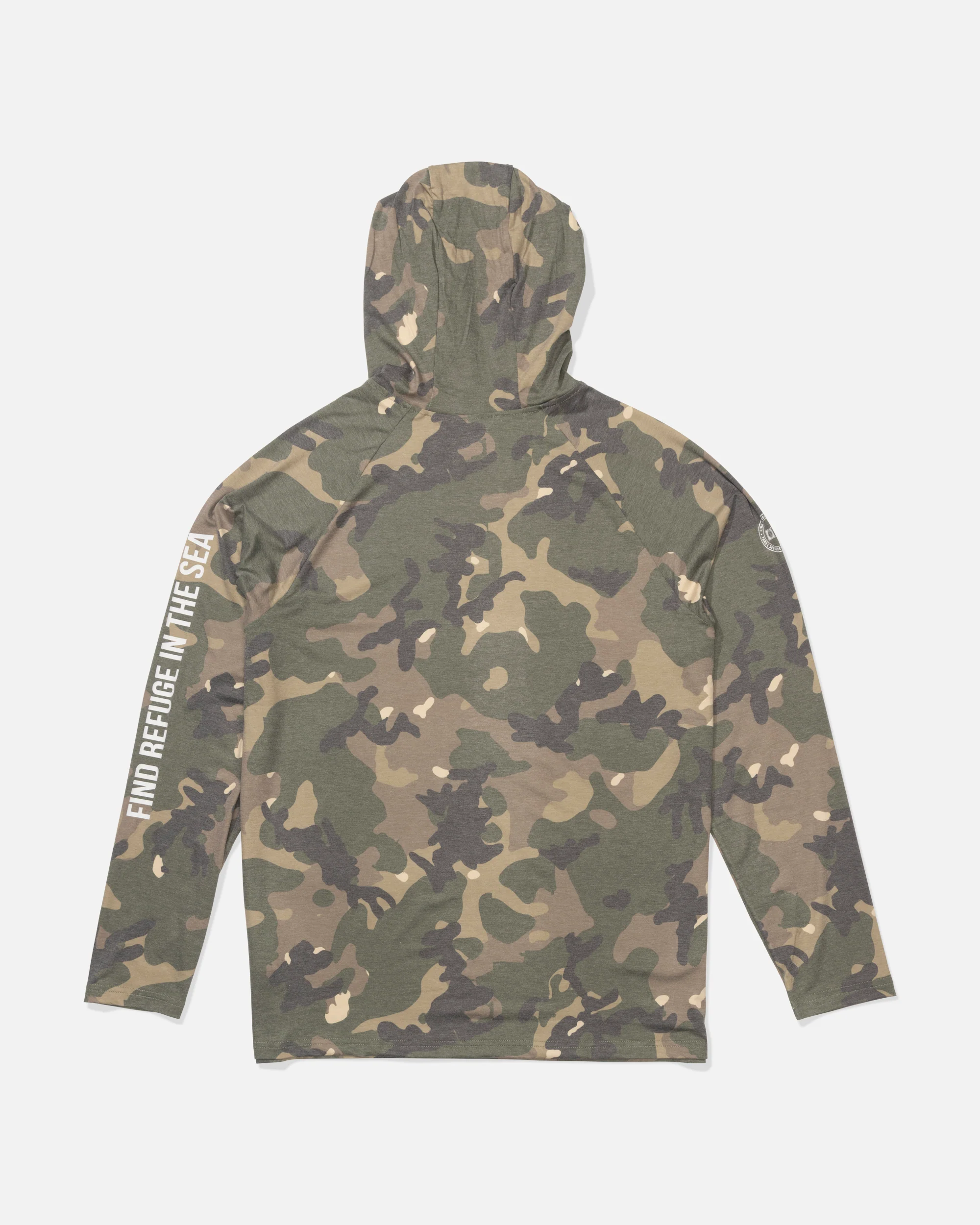 Mariner Lite UV Hoodie - Green Camo - Image 2