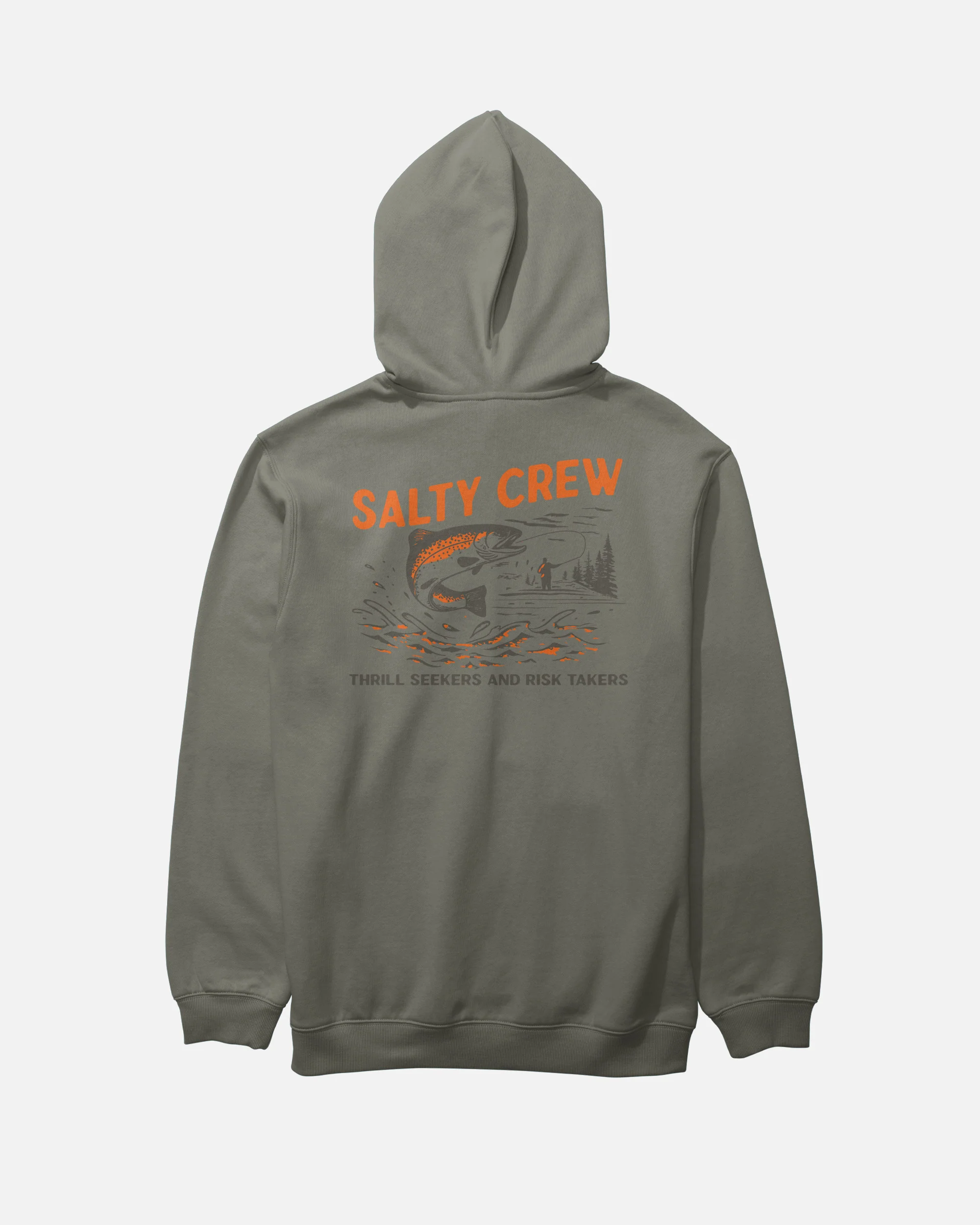 Nature Vibes Fleece Hoodie - Dusty Olive