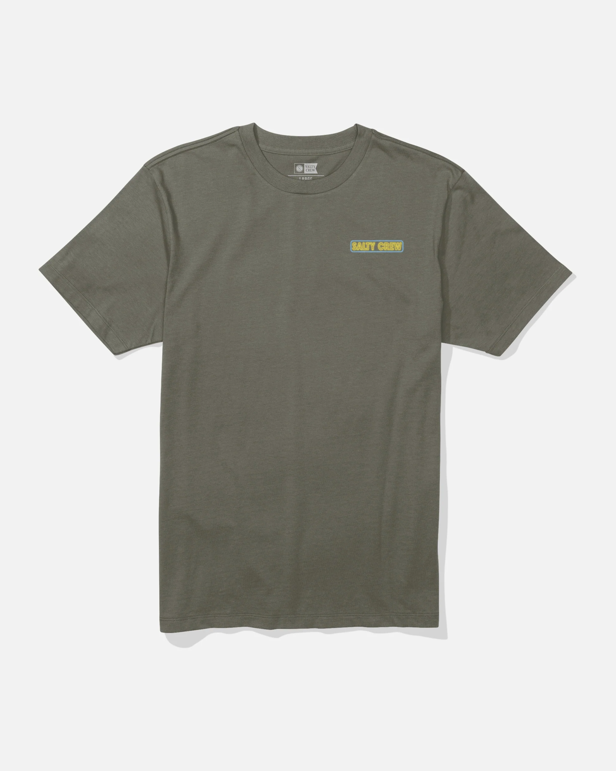 Neon Sign Tee - Dusty Olive - Image 2