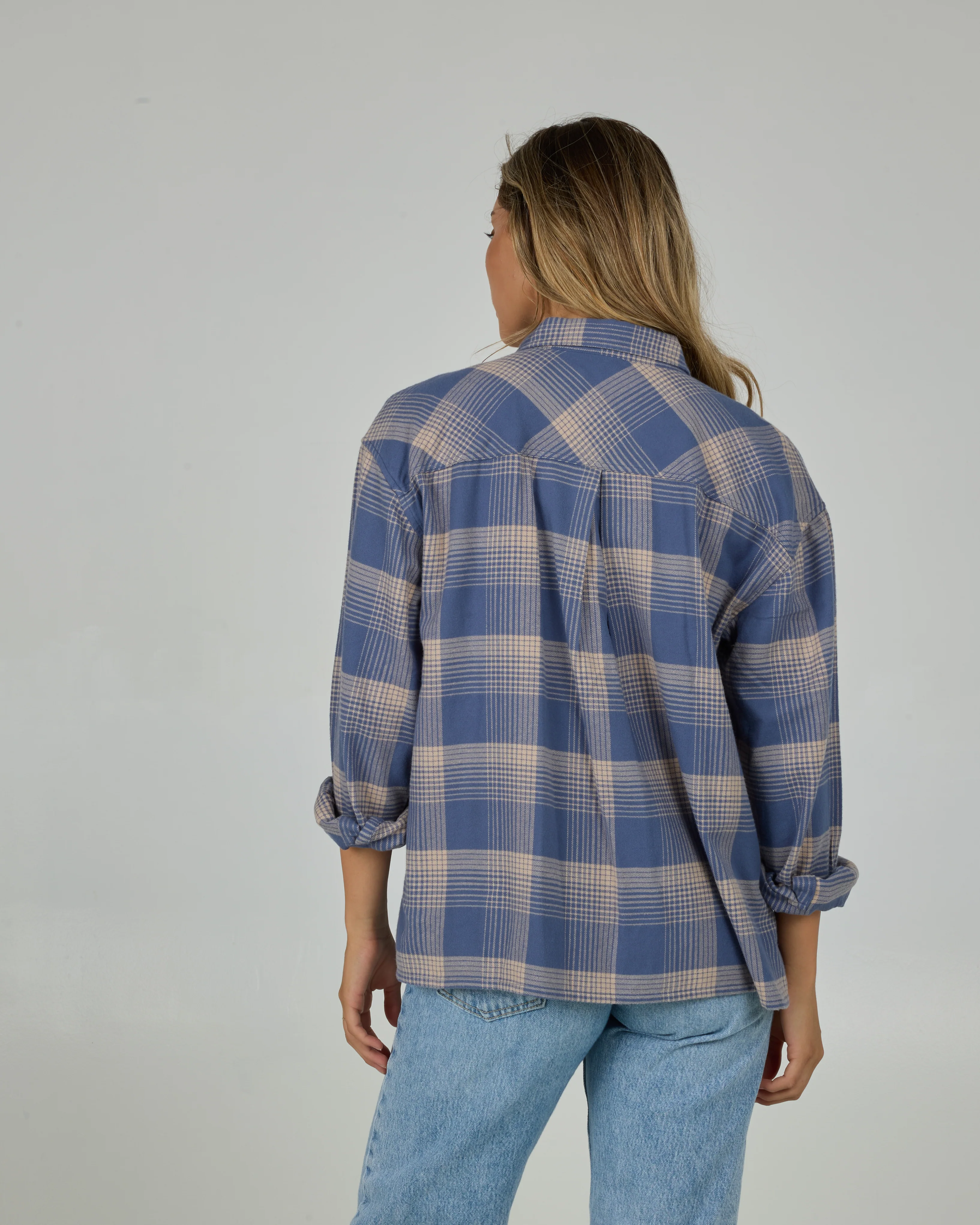 Nomad Flannel  - Dusty Blue - Image 2