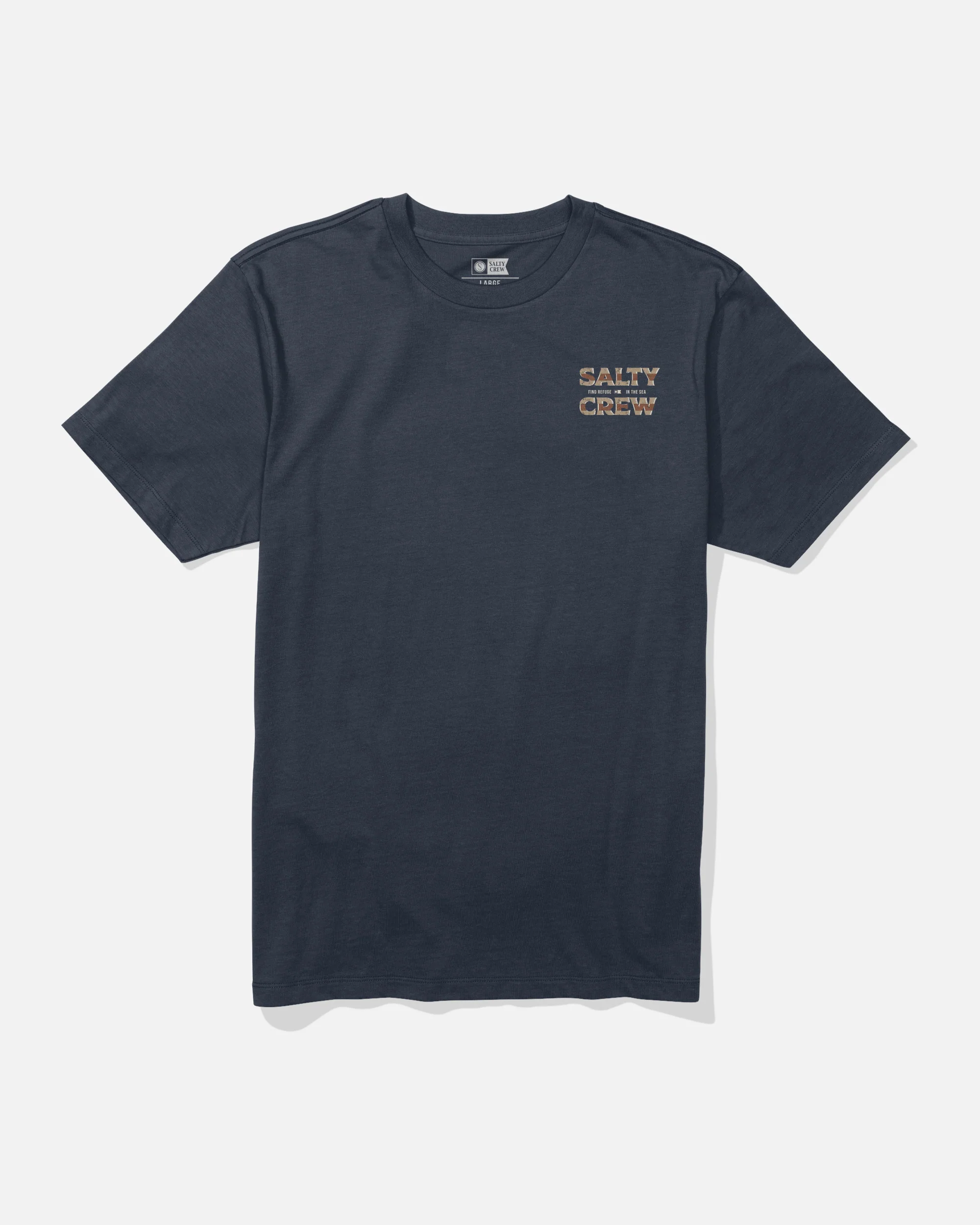 Offset Tee - Navy - Image 2