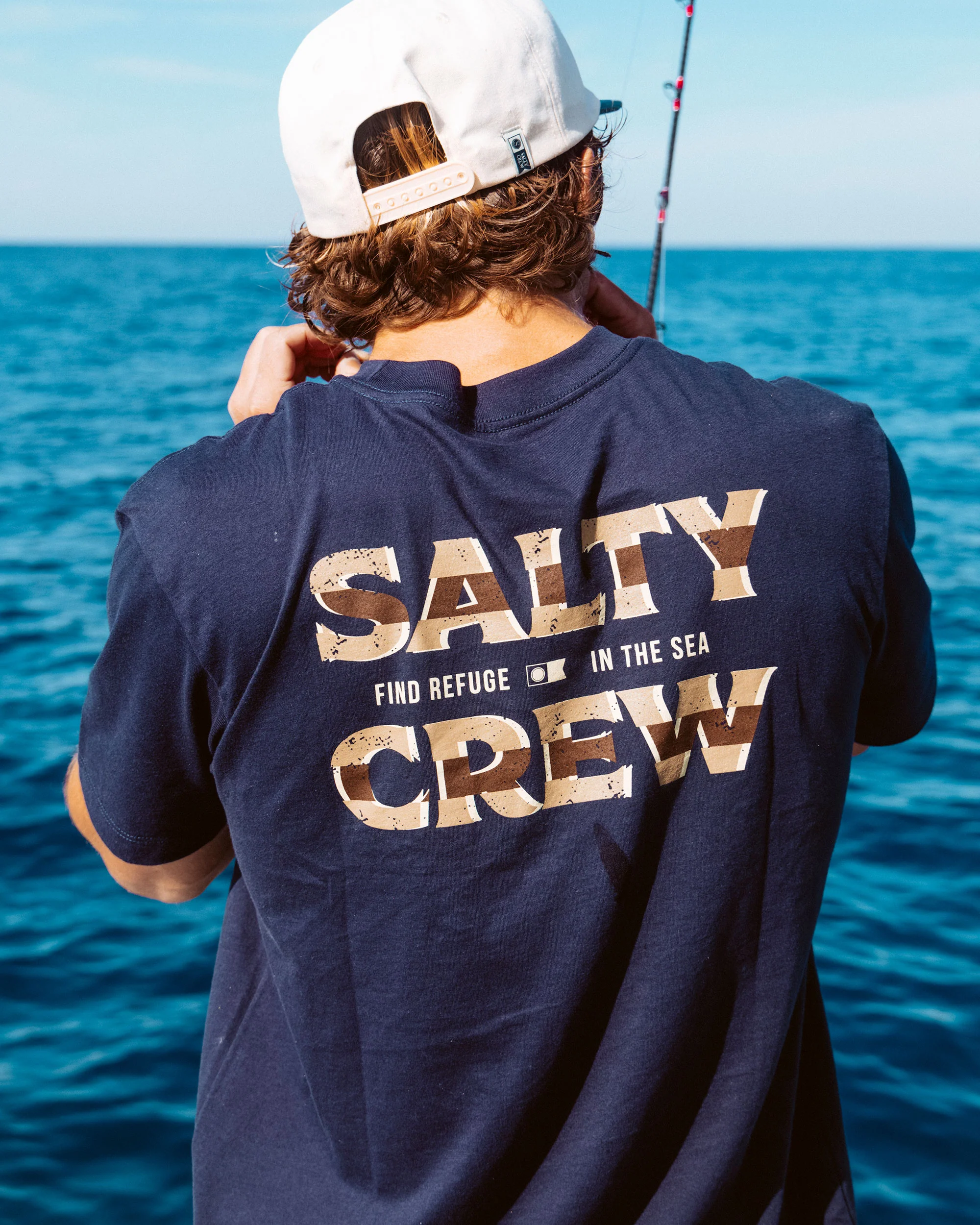 Offset Tee - Navy - Image 3