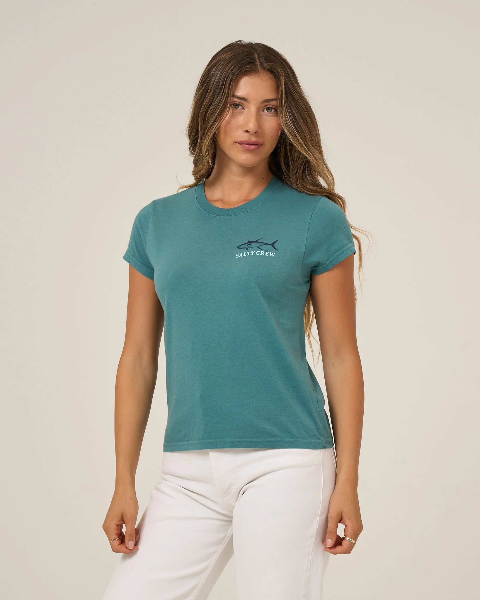 Overlay Modern Tee - Teal - Image 2
