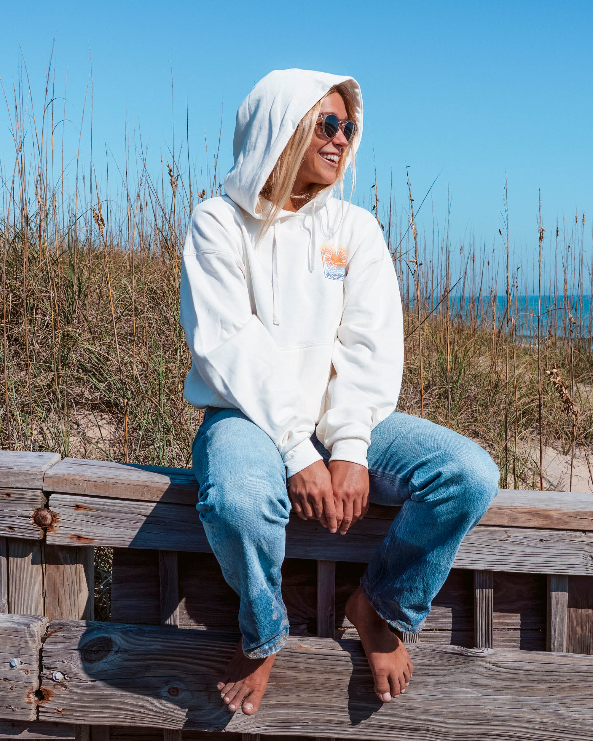 Posted Hoodie - Off White - Image 4