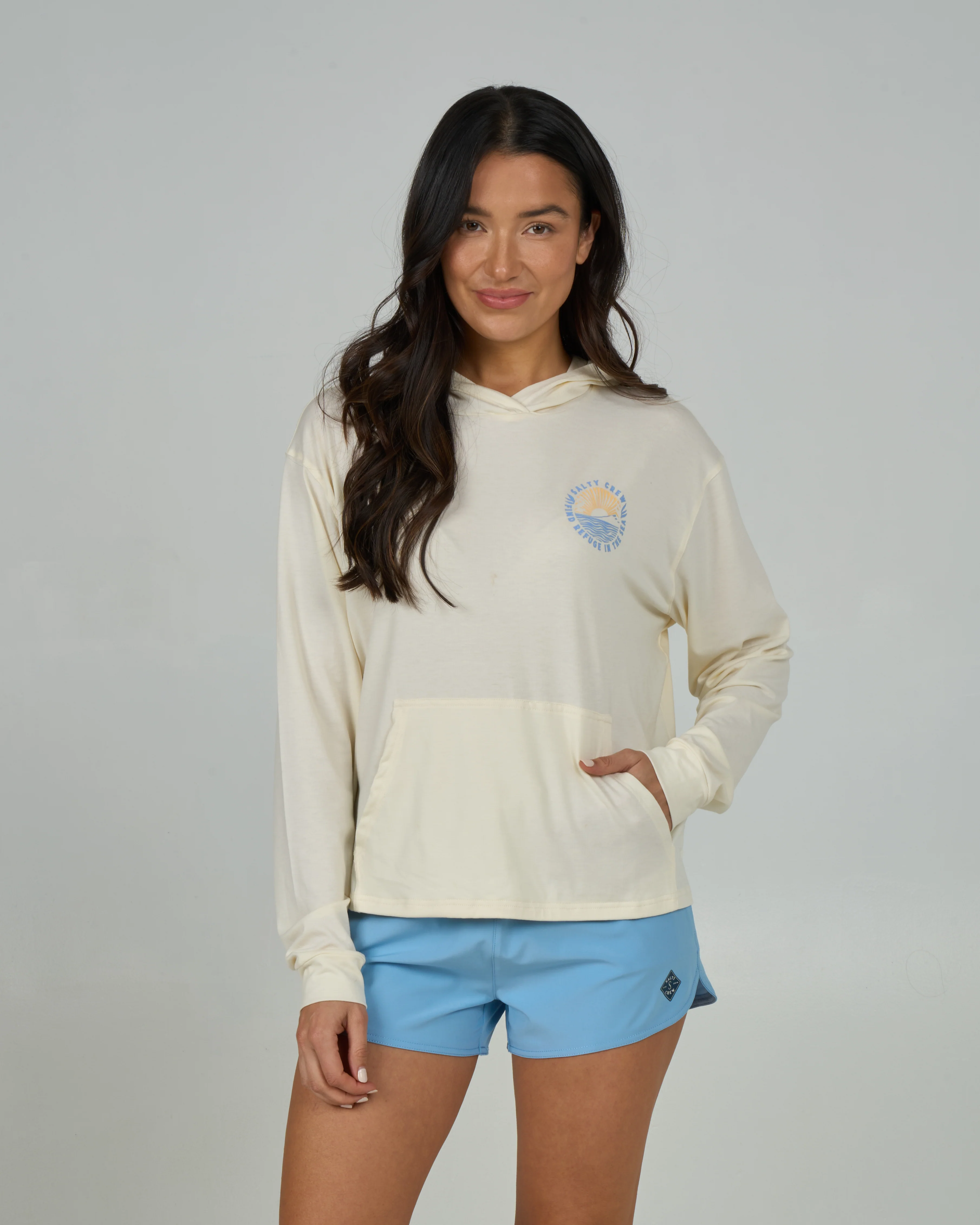 Rays Tech Hoody - Off White - Image 2