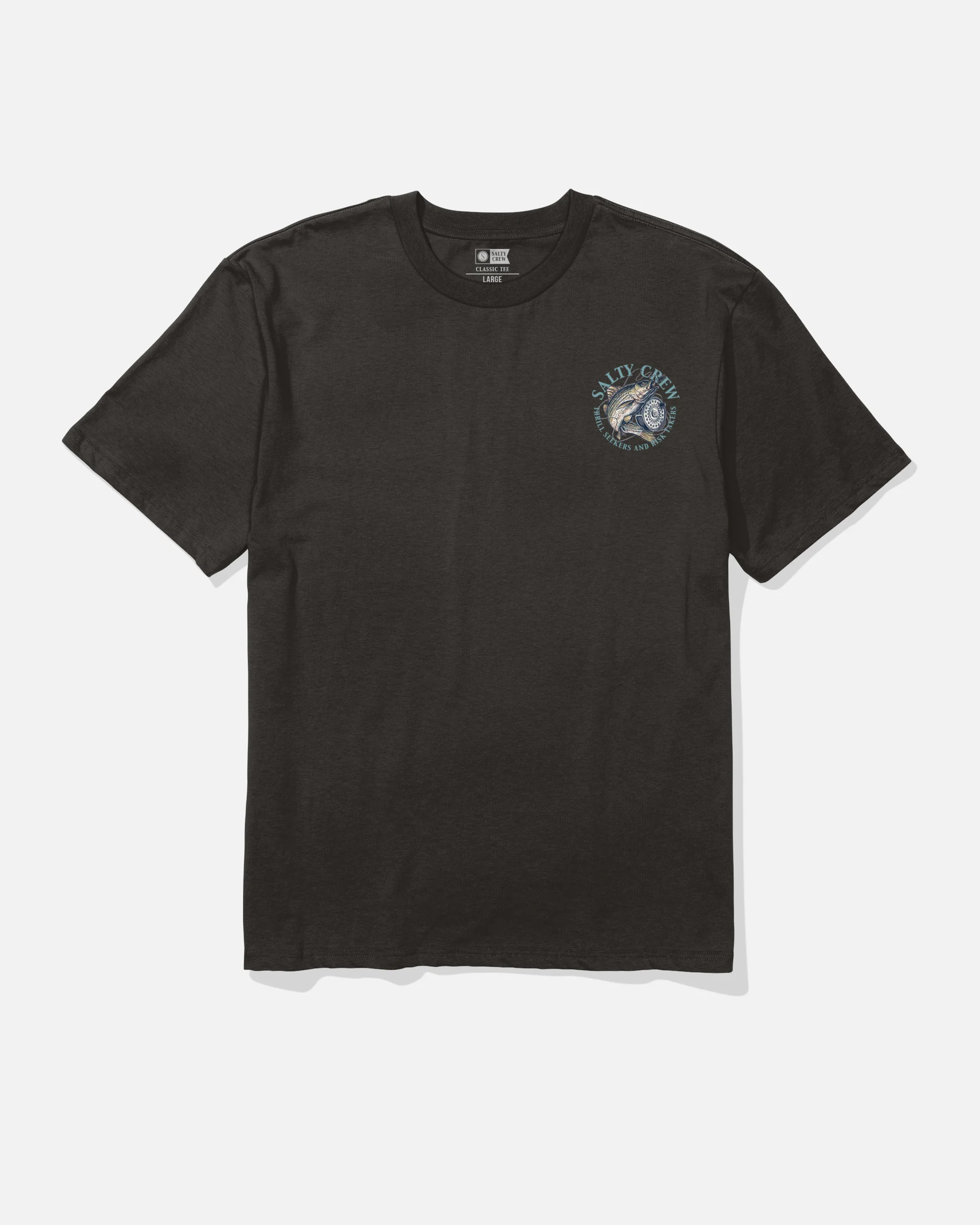 Reel Fly Classic Tee - Black - Image 2