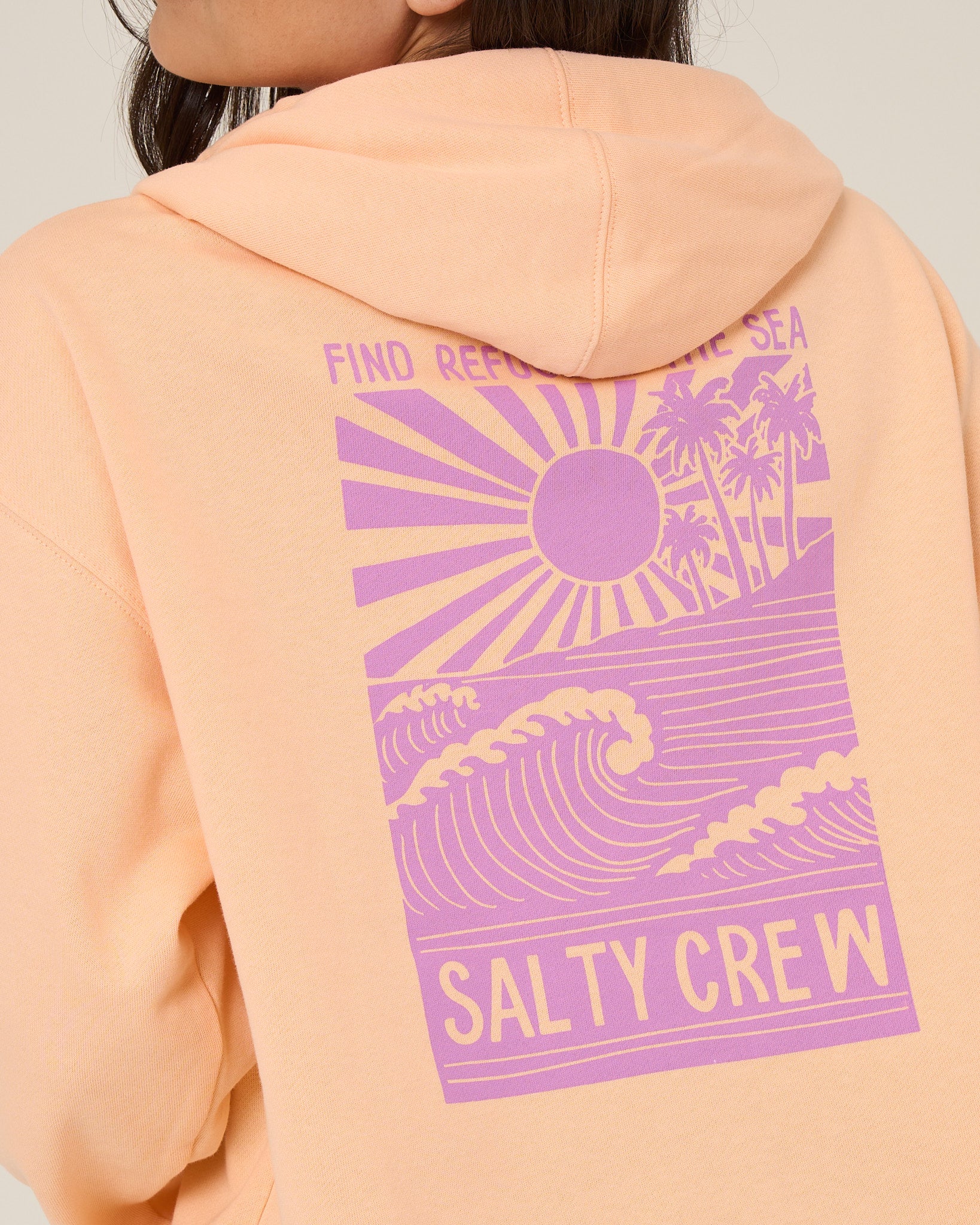 Rise And Smile Hoodie - Apricot - Image 4