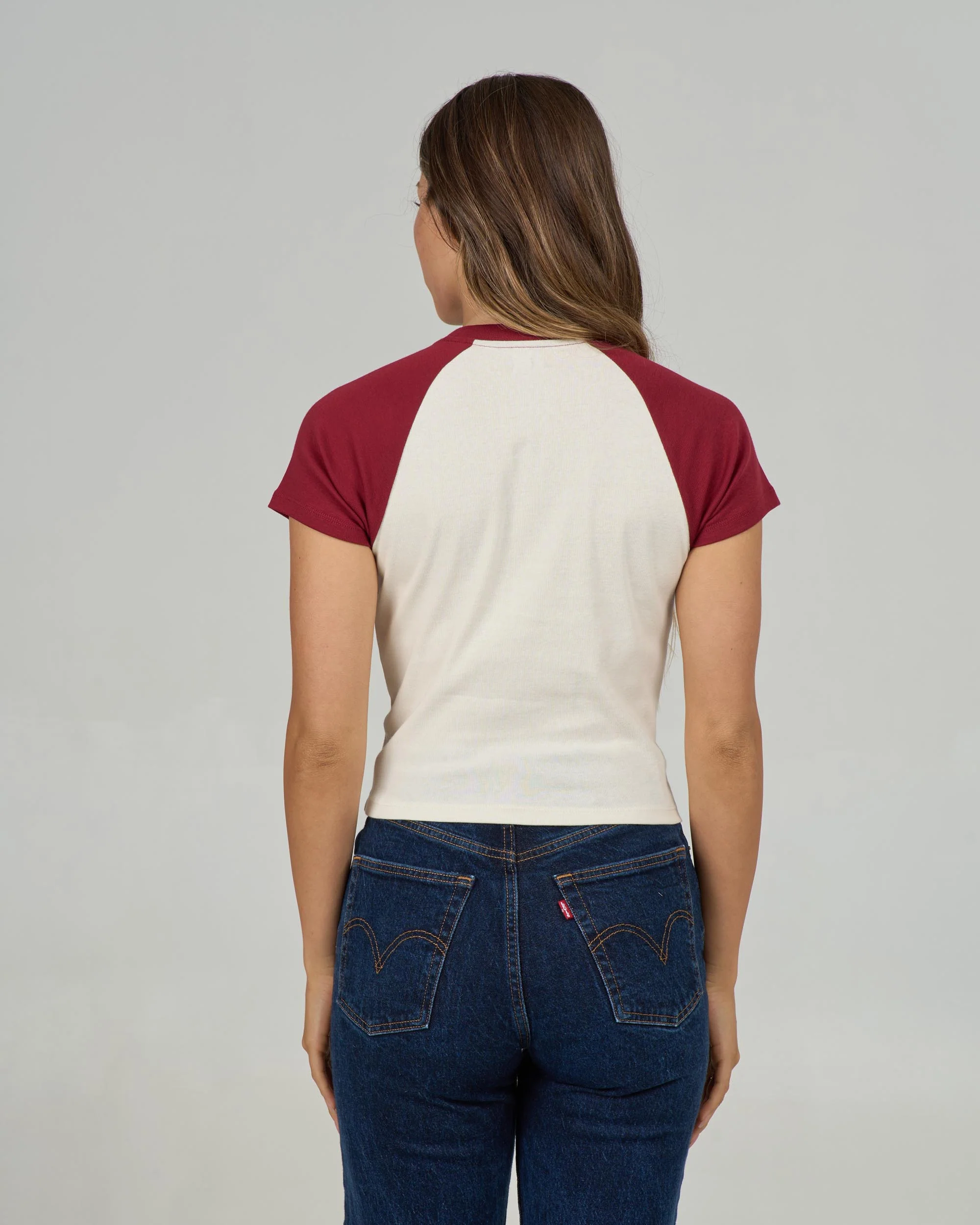 Sailor Delight Raglan Tee - Plum - Image 2