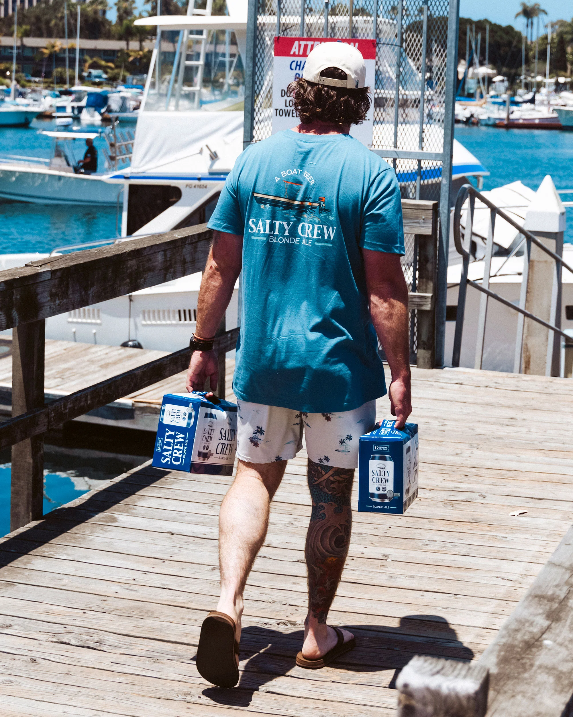 Salty Brew Tee - Slate - Image 3