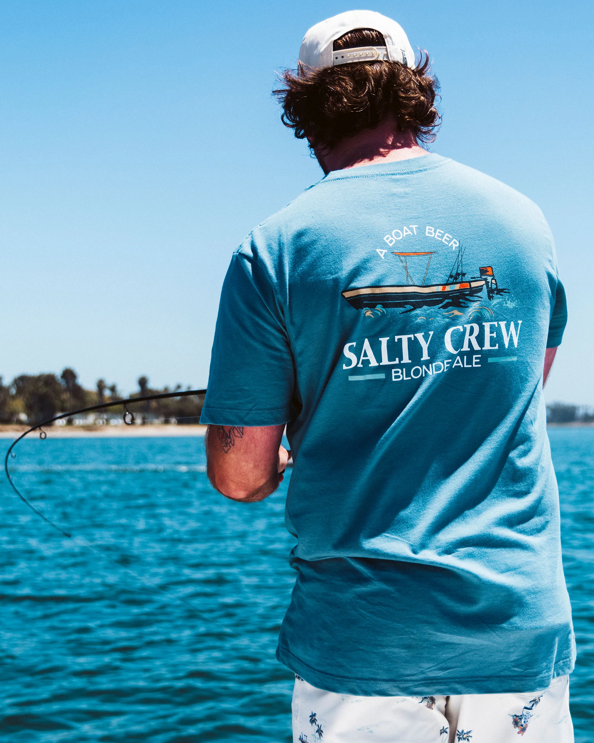 Salty Brew Tee - Slate - Image 4