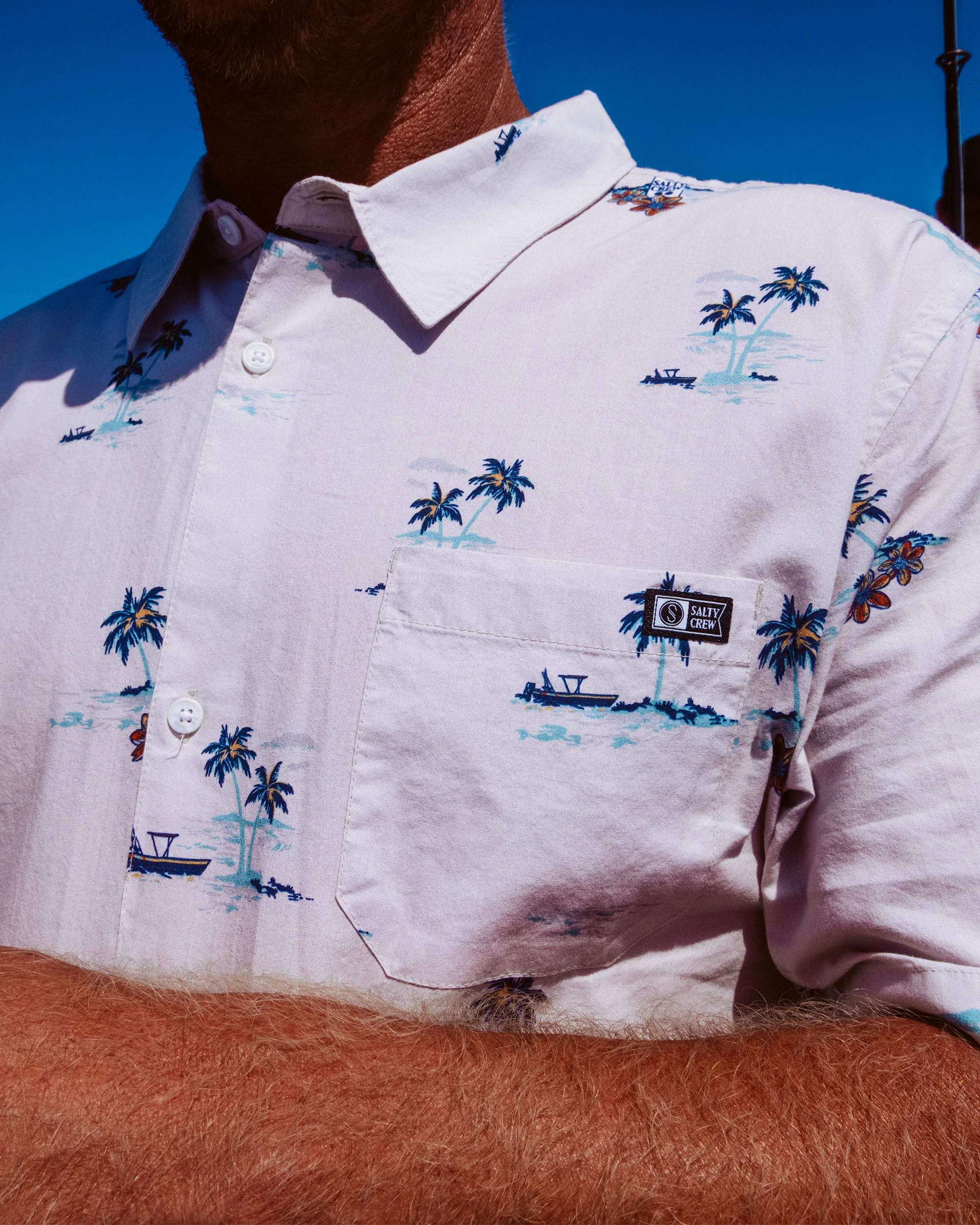 Salty Brew Button Up - Bone - Image 5