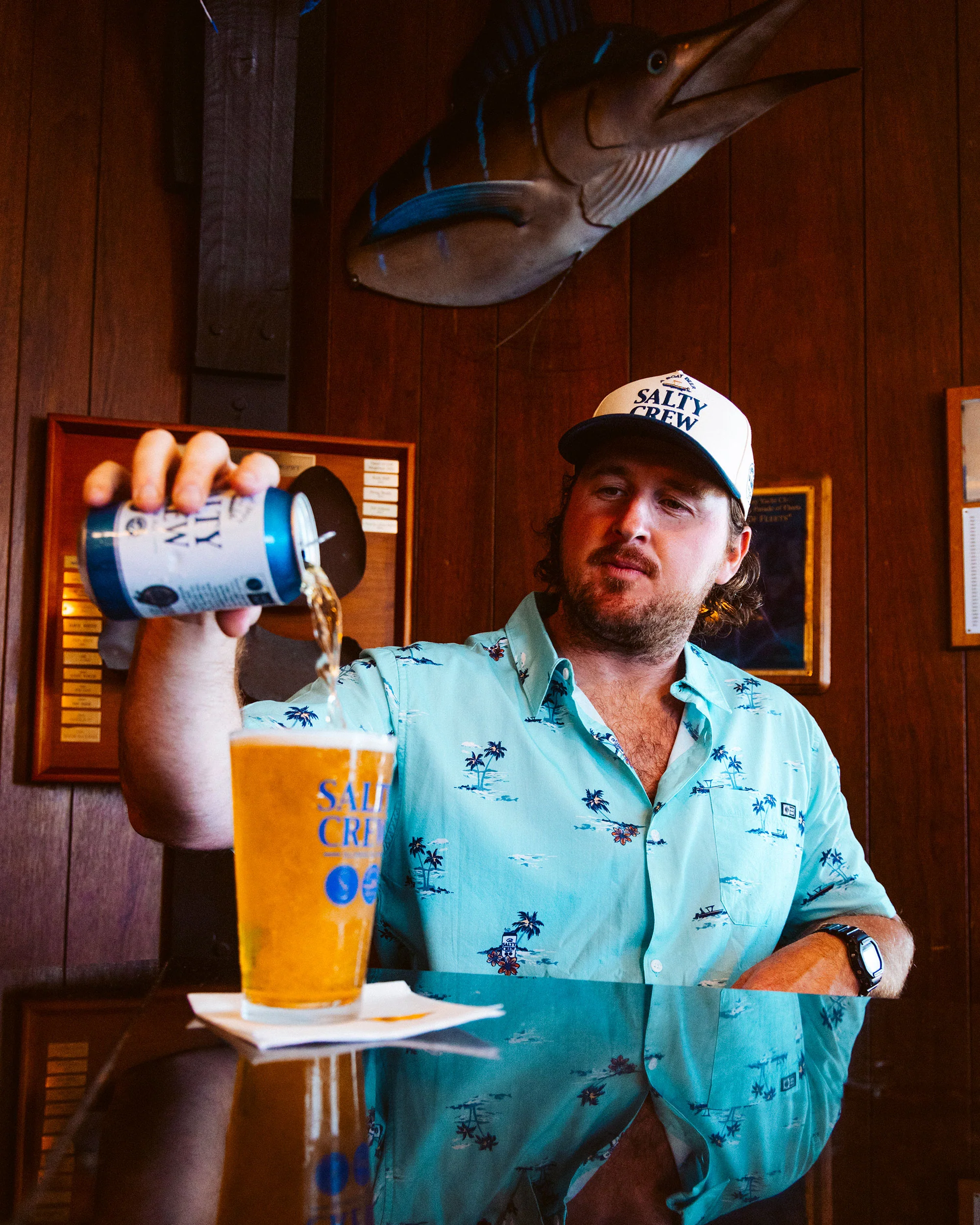 Salty Brew Button Up - Mackerel - Image 4