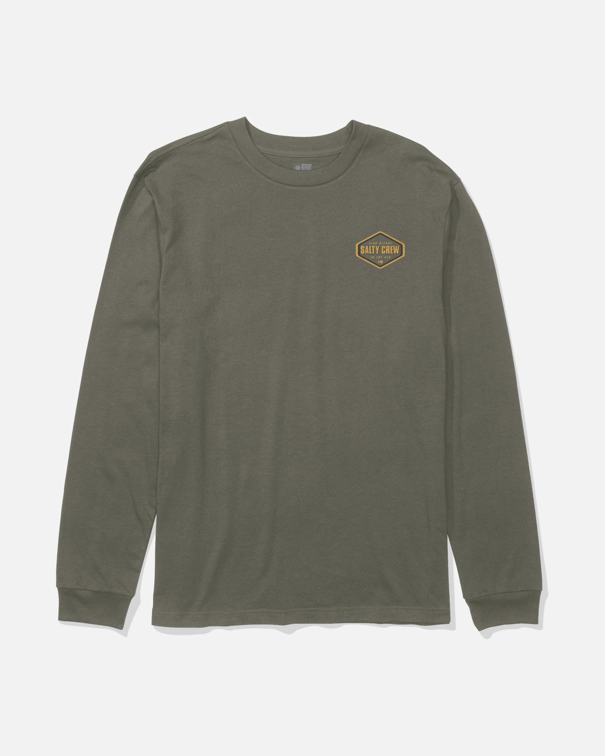 Shapely Long Sleeve Tee - Dusty Olive - Image 2