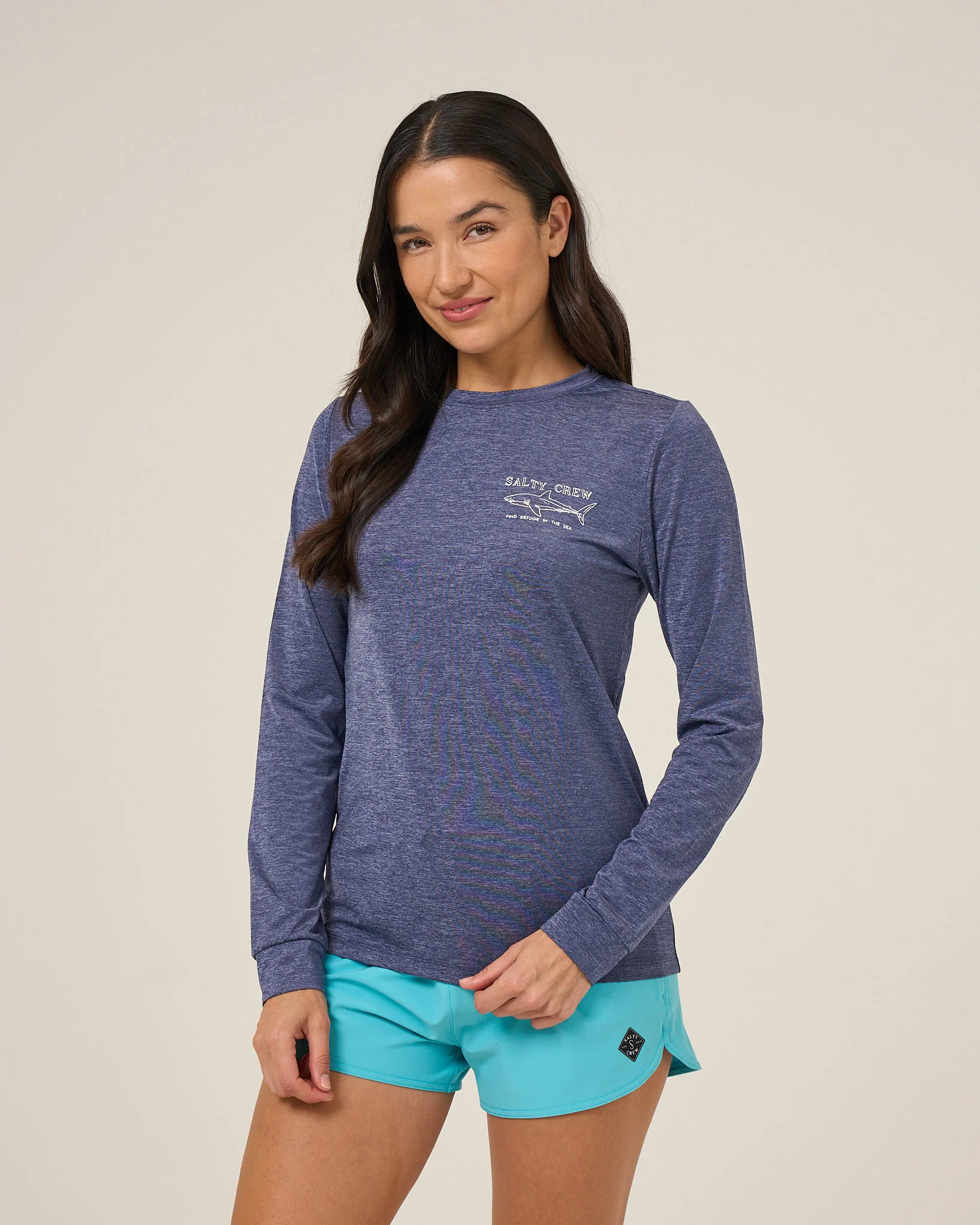 Shark Anatomy Sunshirt - Bright Navy - Image 2