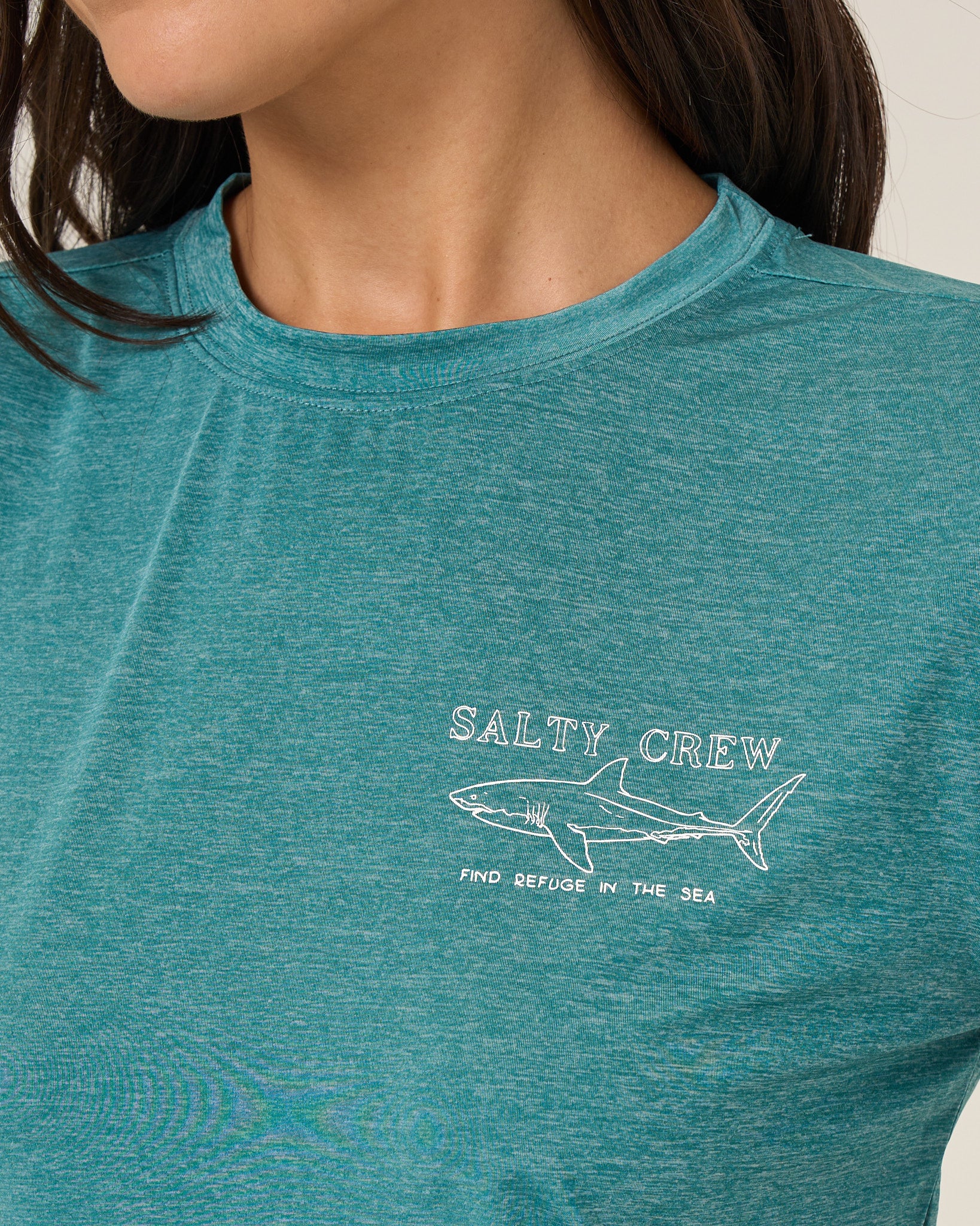 Shark Anatomy Sunshirt - Teal - Image 3