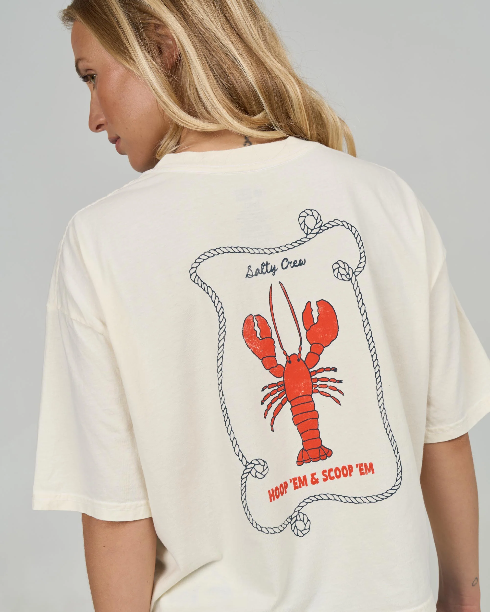 Shellbrate Skimmer Tee - Off White - Image 3
