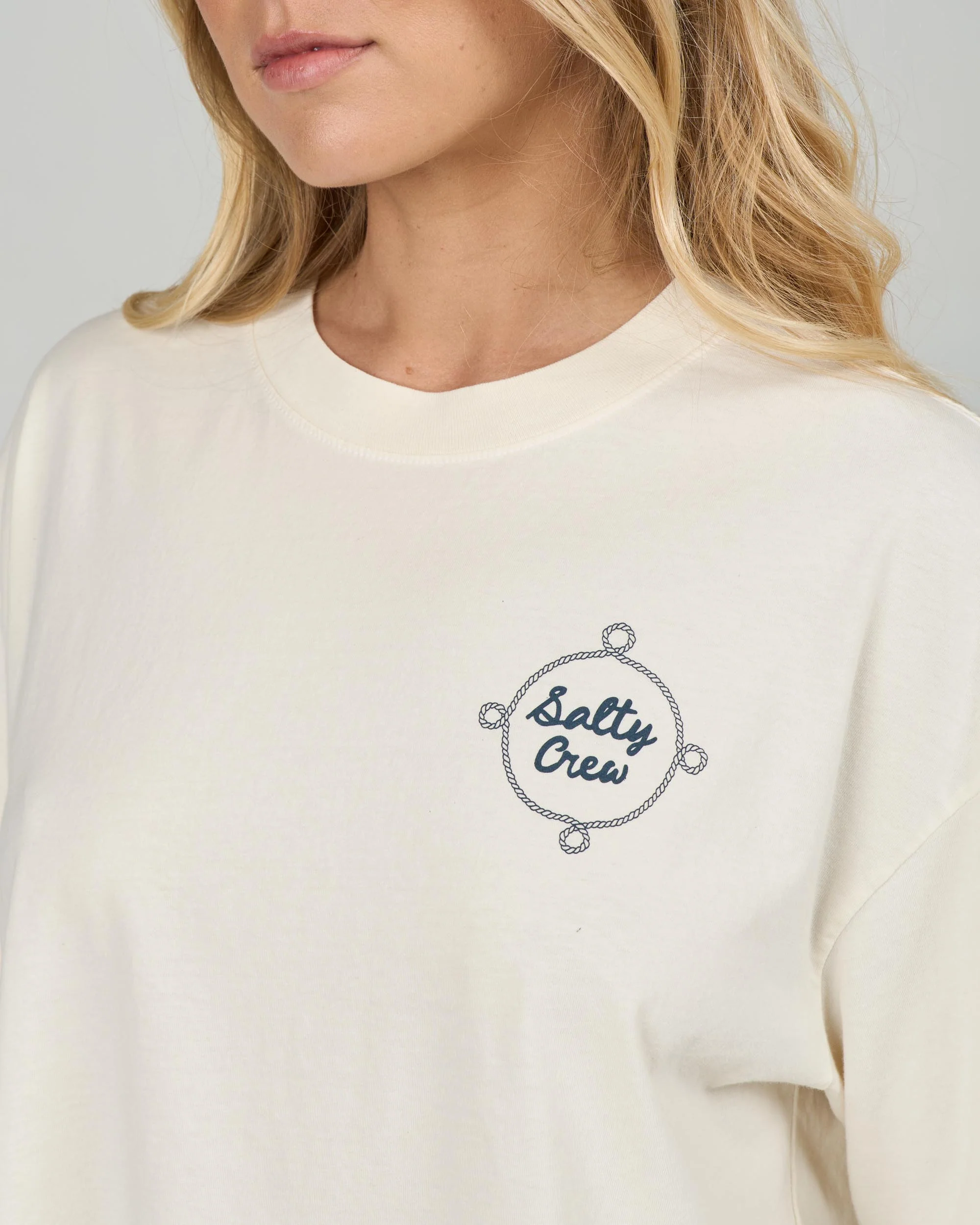 Shellbrate Skimmer Tee - Off White - Image 4