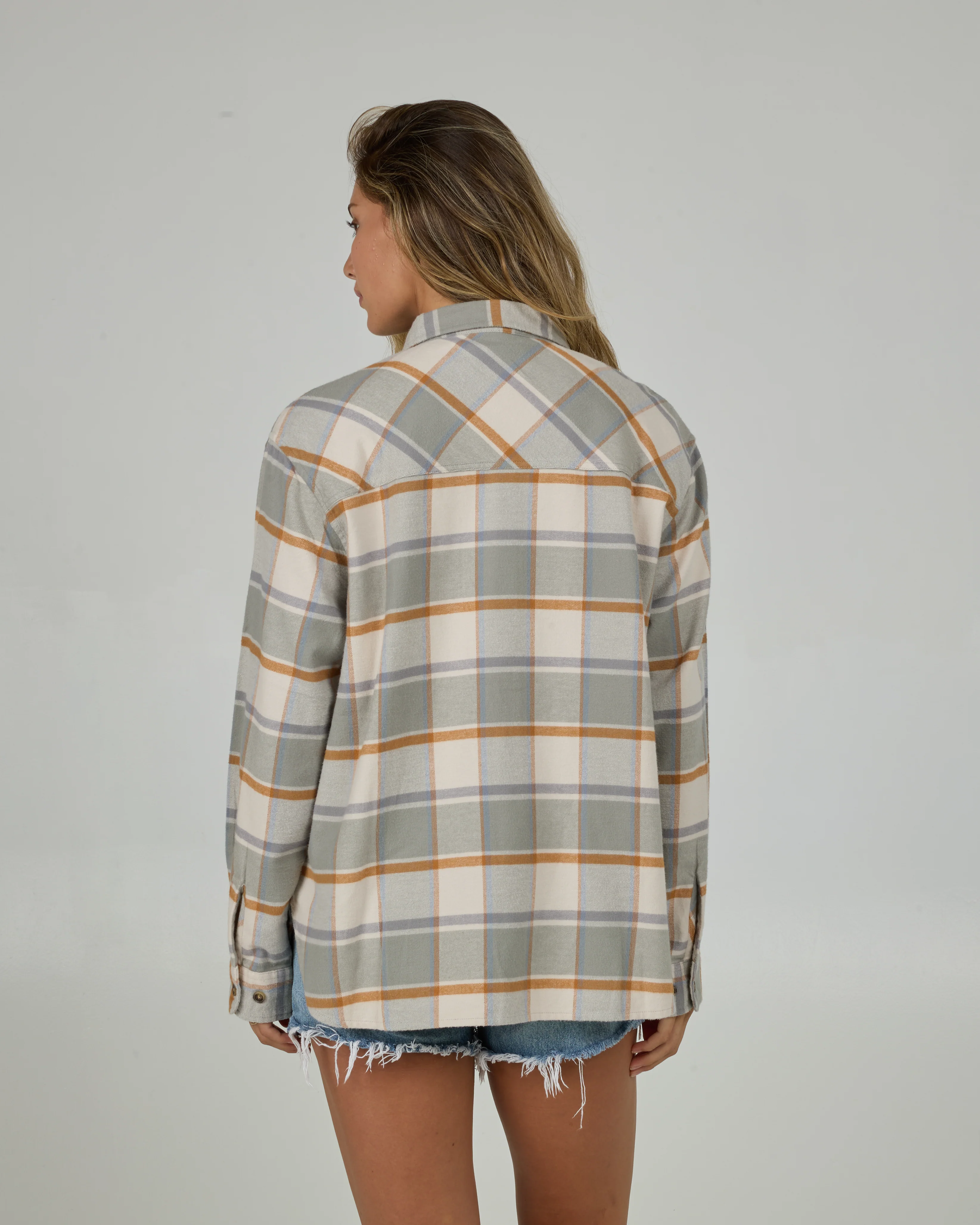 Shore Break Flannel - Clay Grey - Image 2