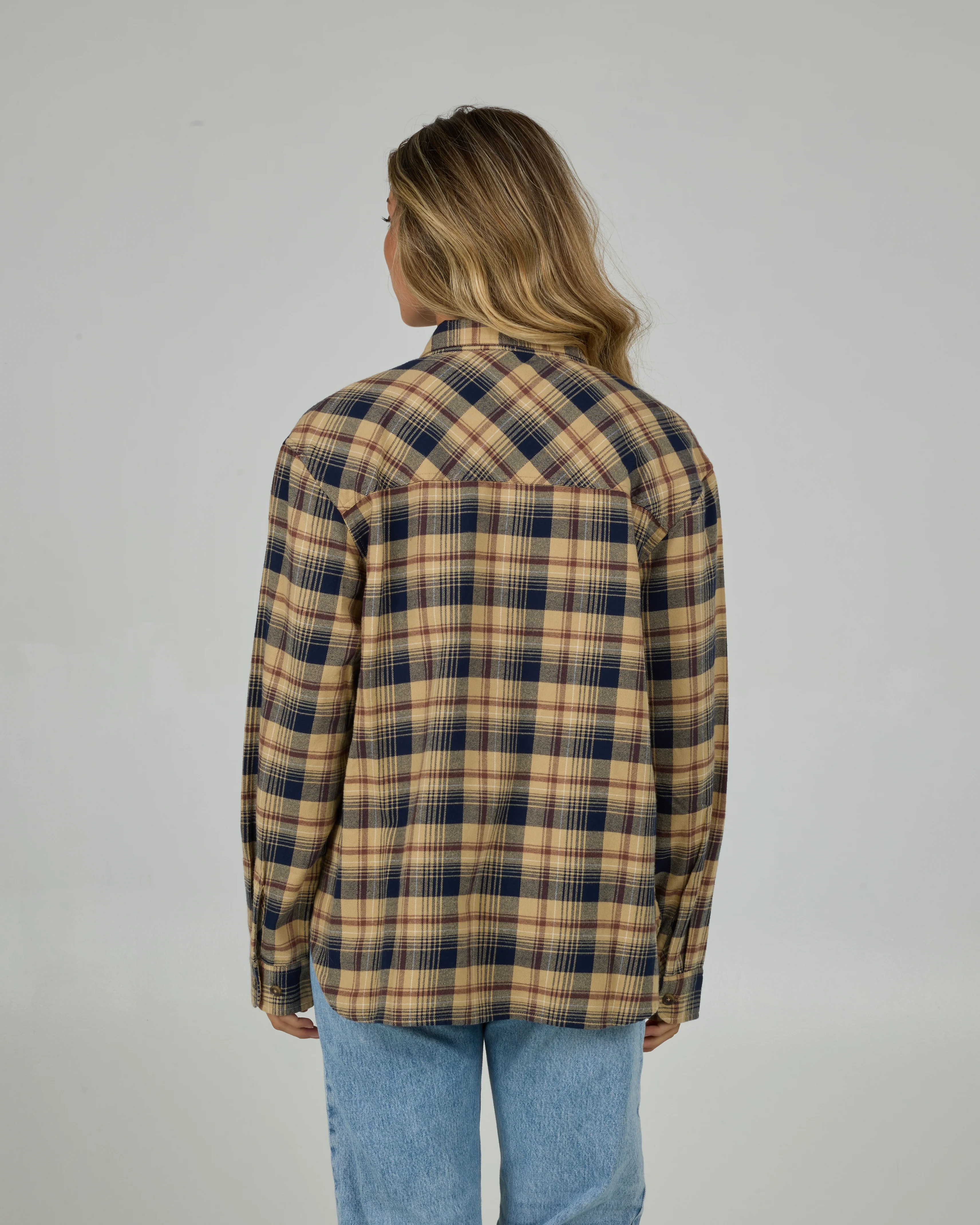 Shore Break Flannel - Khaki - Image 2