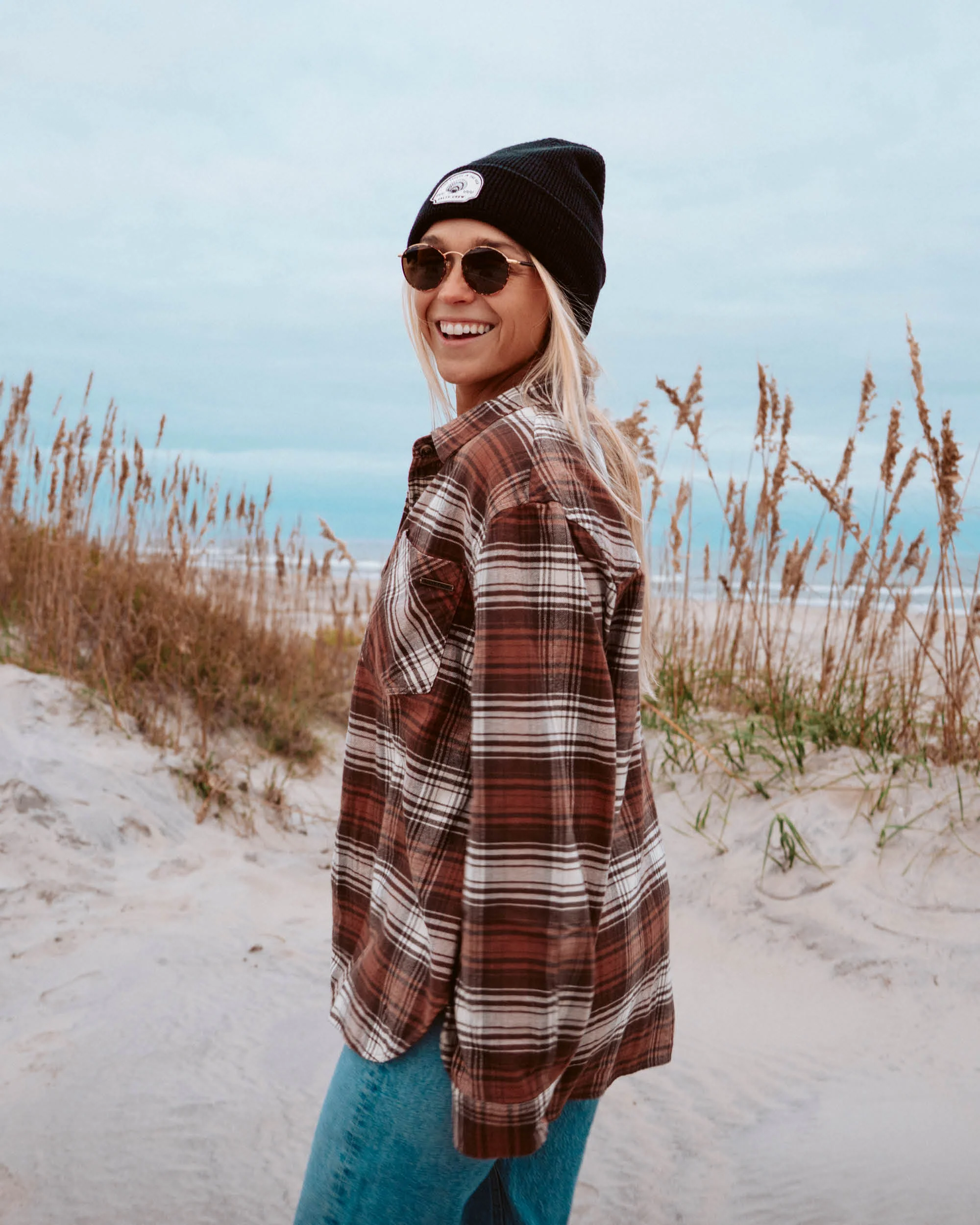 Shore Break Flannel - Rustic Red - Image 2