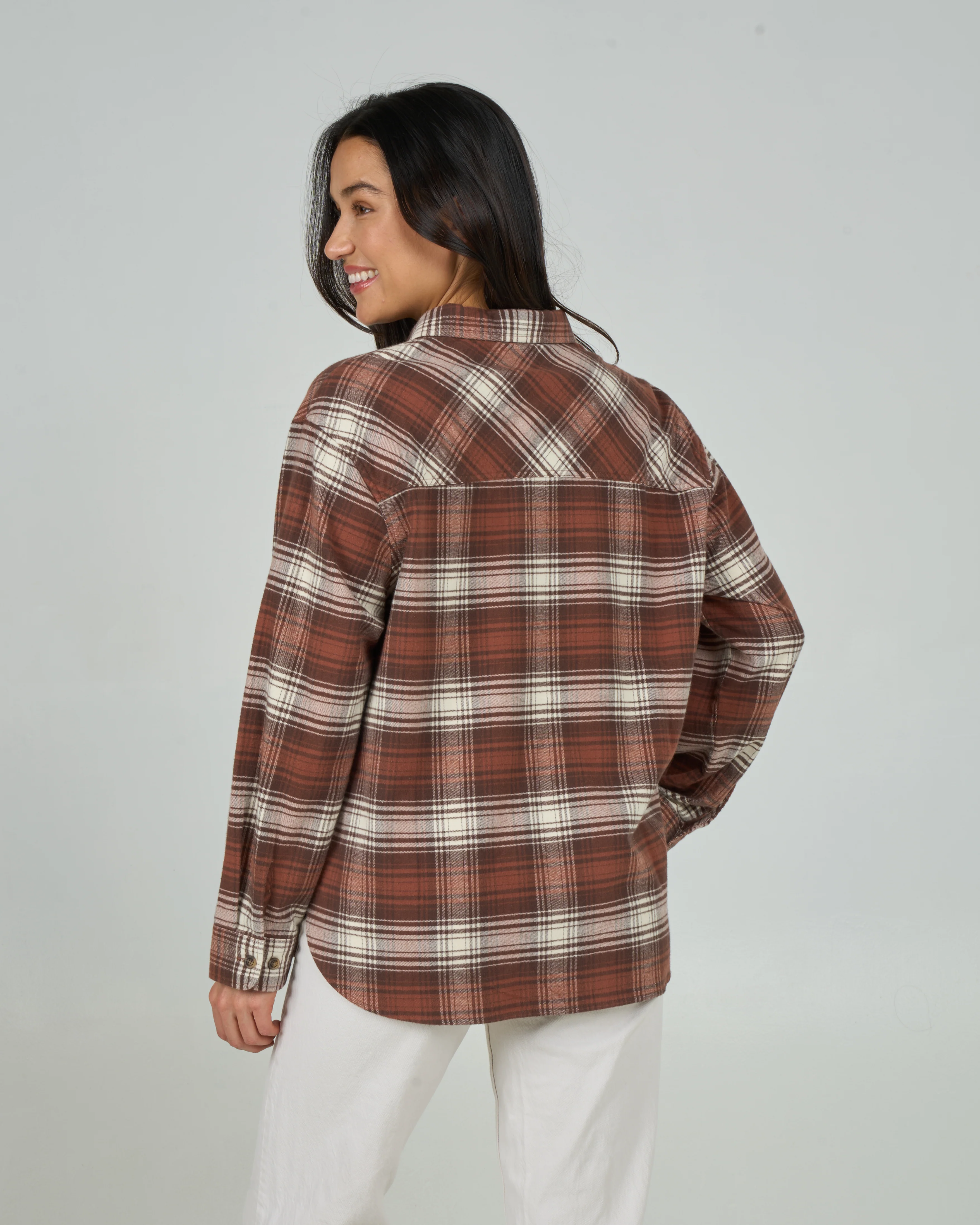 Shore Break Flannel - Rustic Red - Image 3