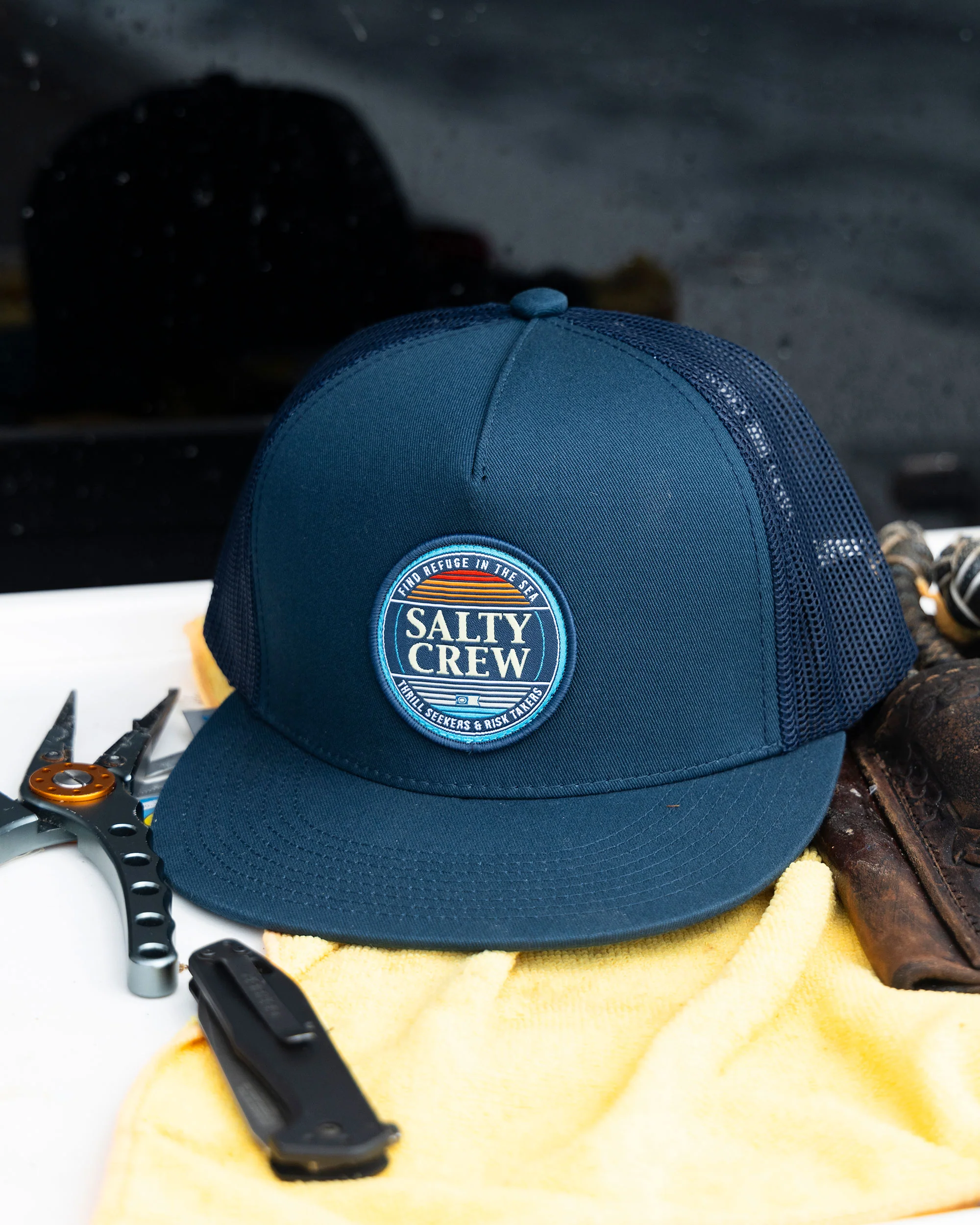 Simple Fade Trucker - Navy - Image 3