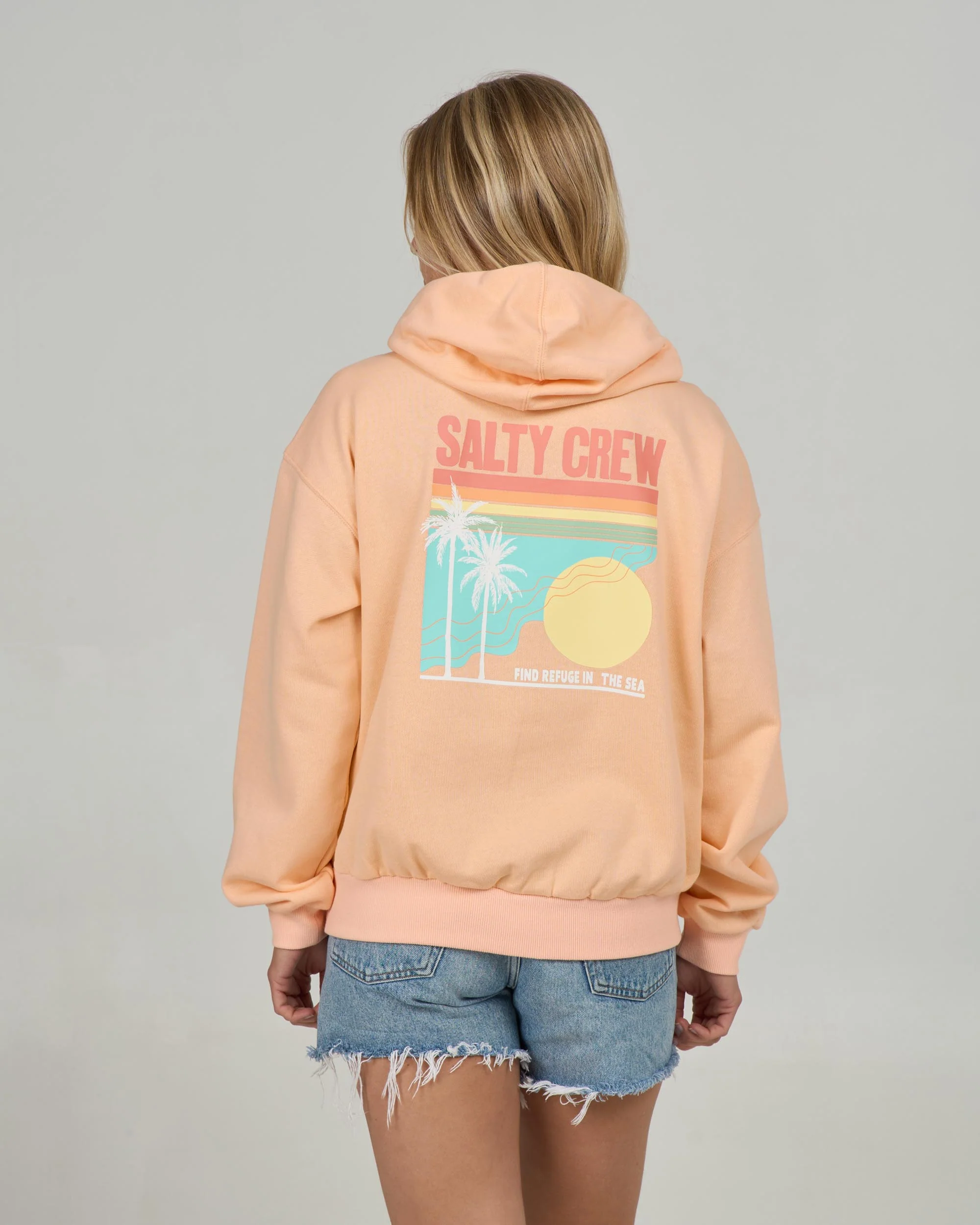 Simplicity Zip Hoody - Apricot - Image 2
