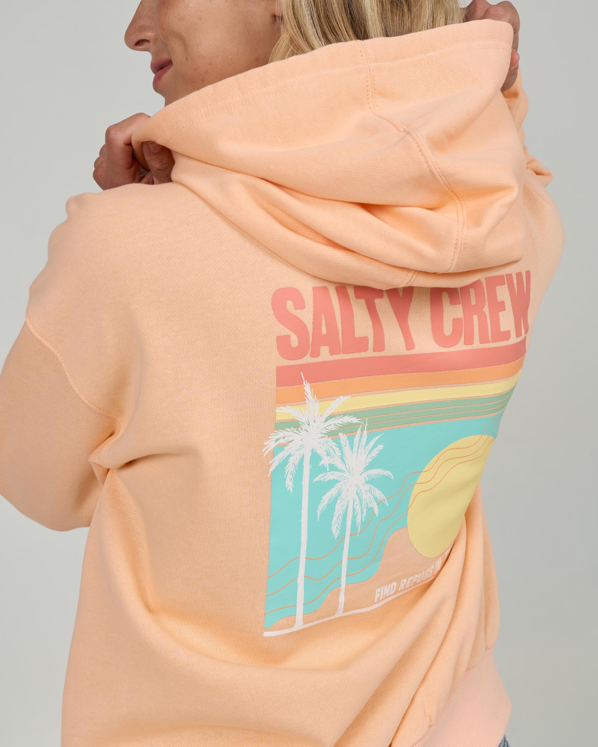 Simplicity Zip Hoody - Apricot - Image 4