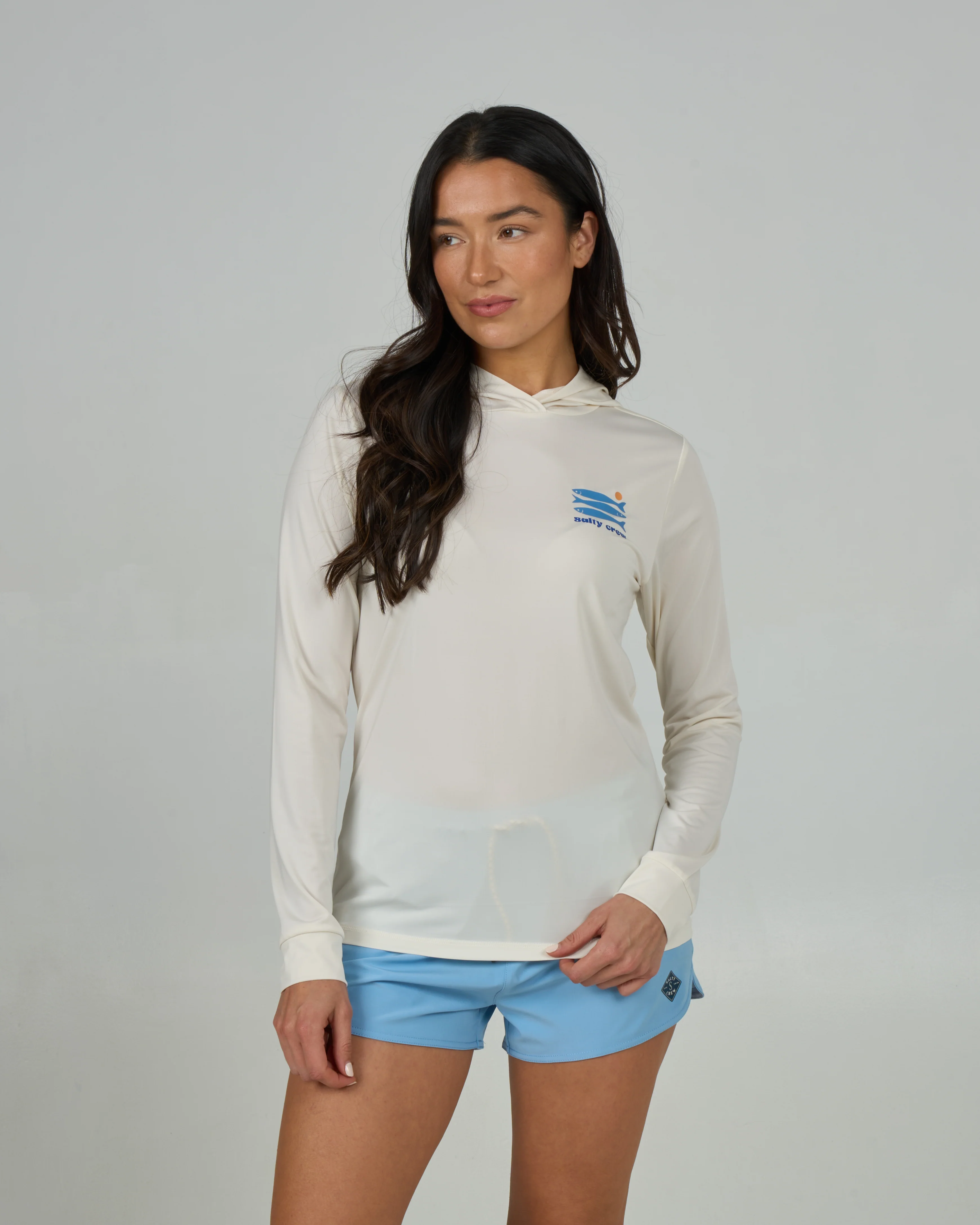 Small Bite Hood Sunshirt - Off White - Image 2