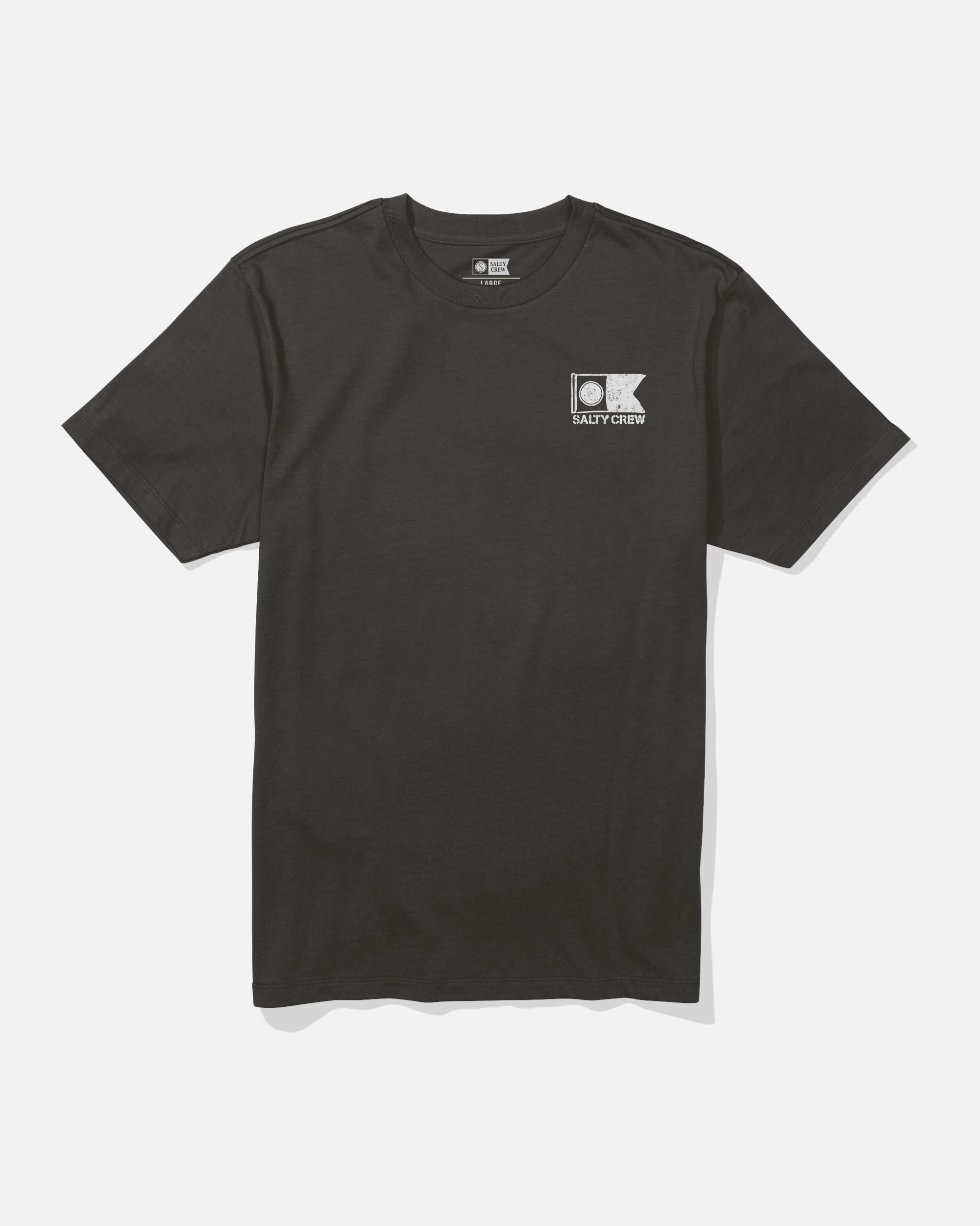 Stitched Tee - Black - Image 2