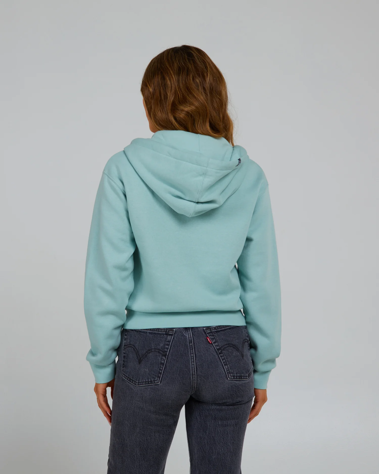 Sun Days Zip Fleece Hoodie - Cloud Blue - Image 2