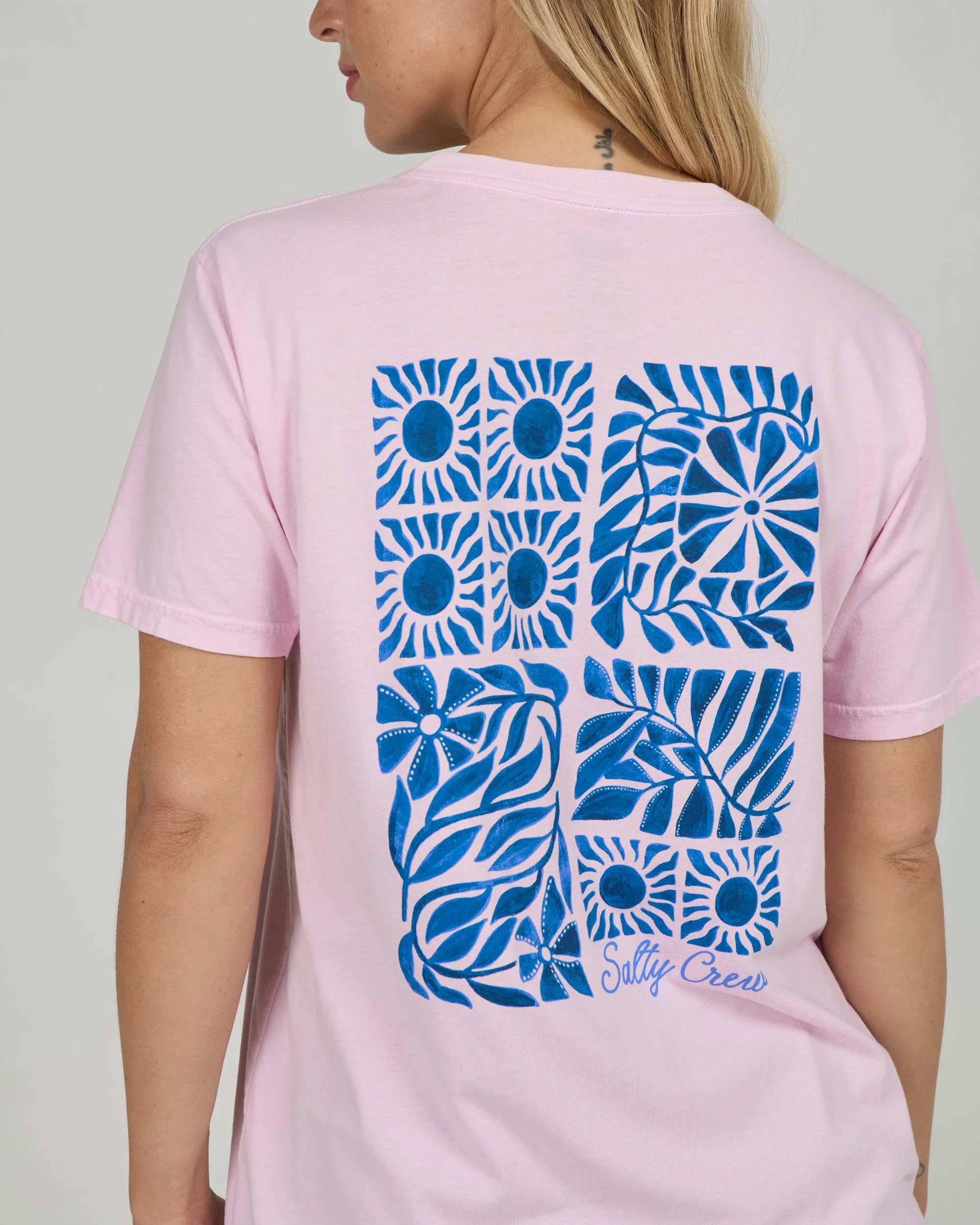 Sunblock Boyfriend Tee - Pink Skies - Image 3