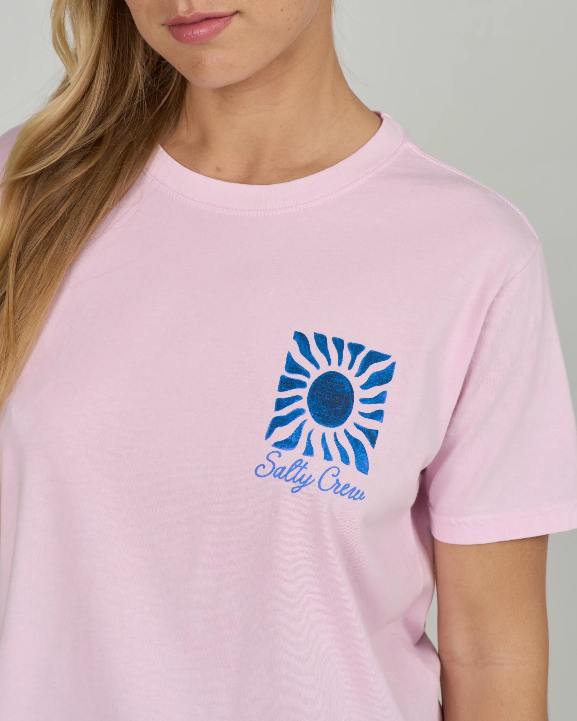 Sunblock Boyfriend Tee - Pink Skies - Image 4