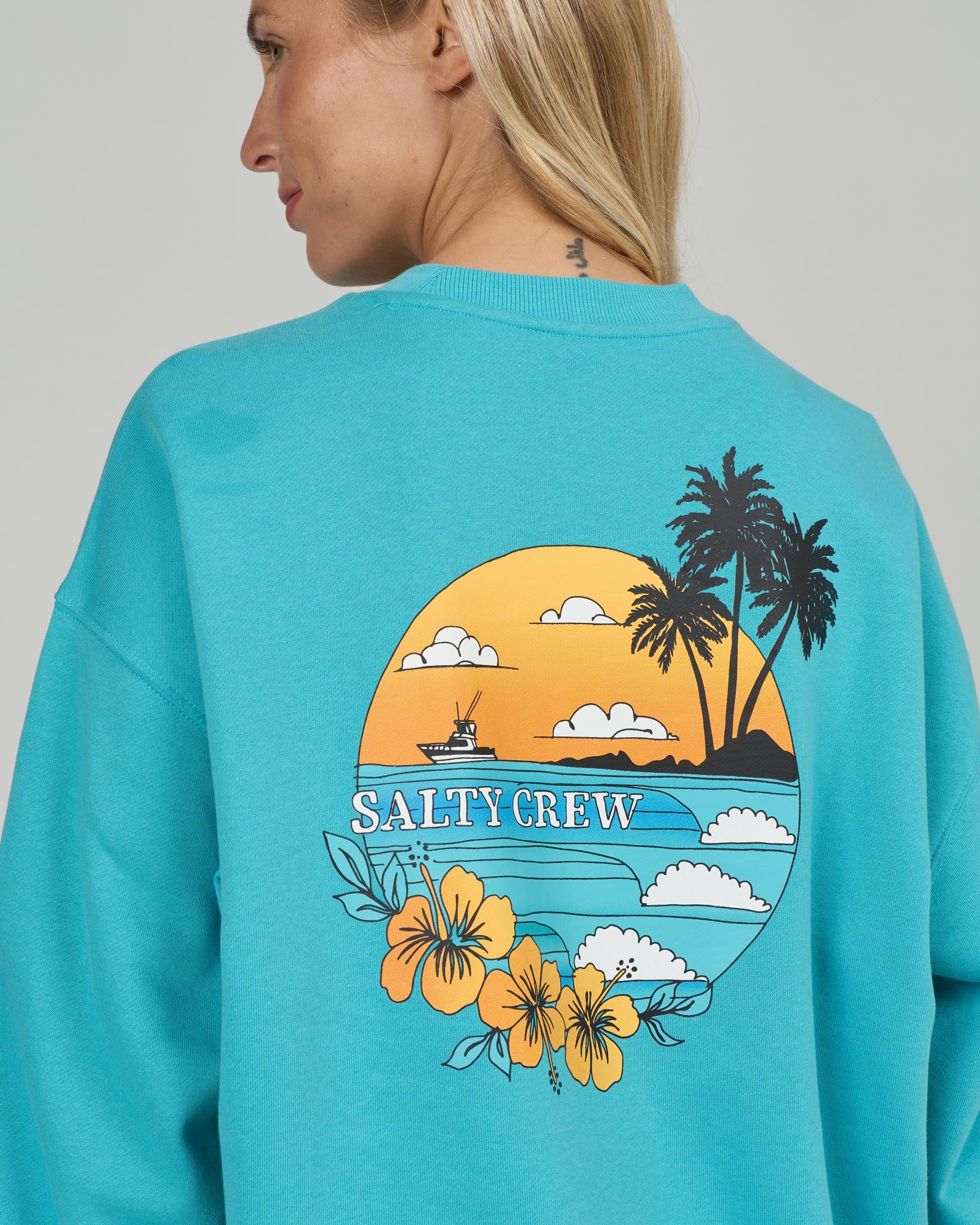 Sunset Crew - Turquoise - Image 3