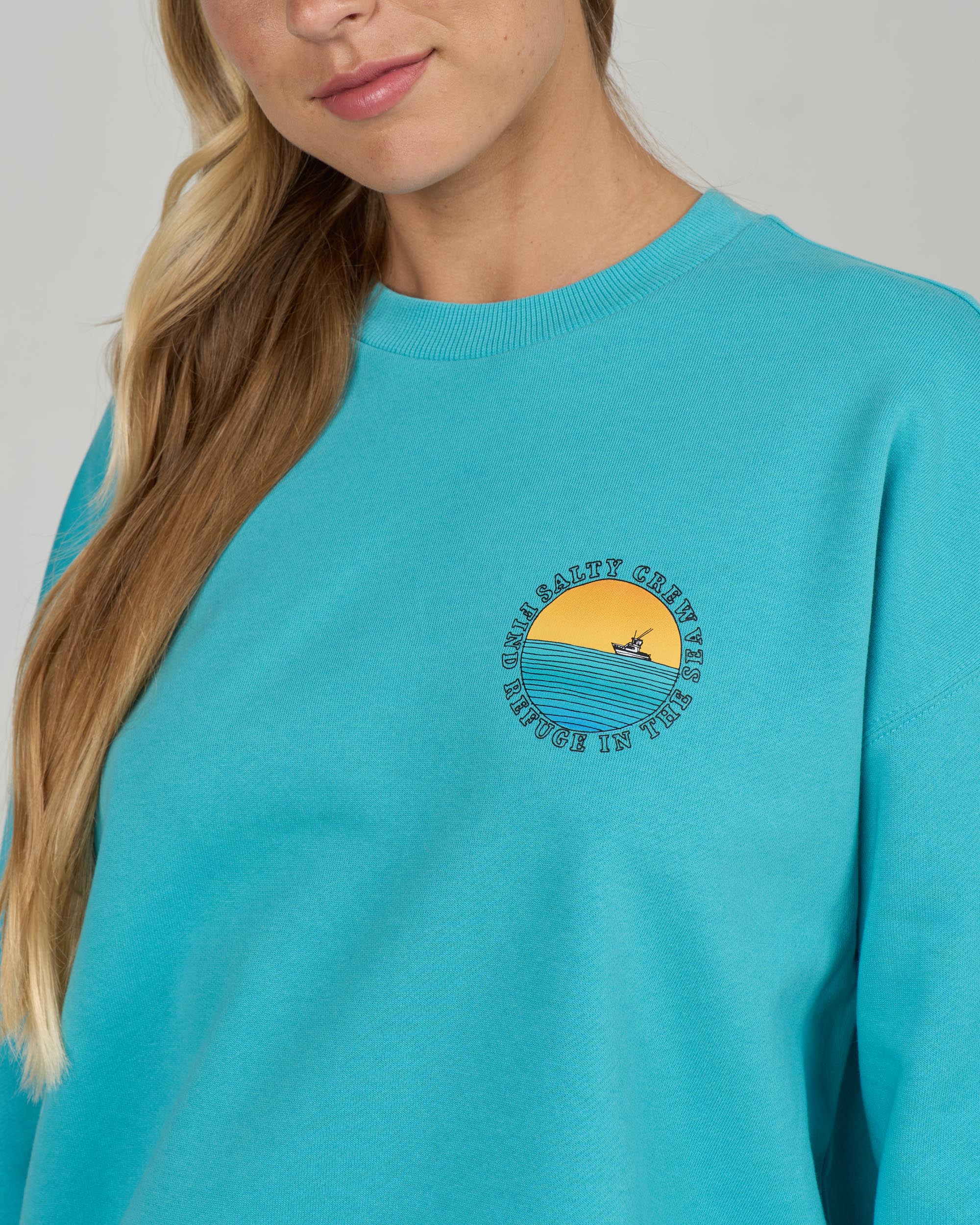 Sunset Crew - Turquoise - Image 4