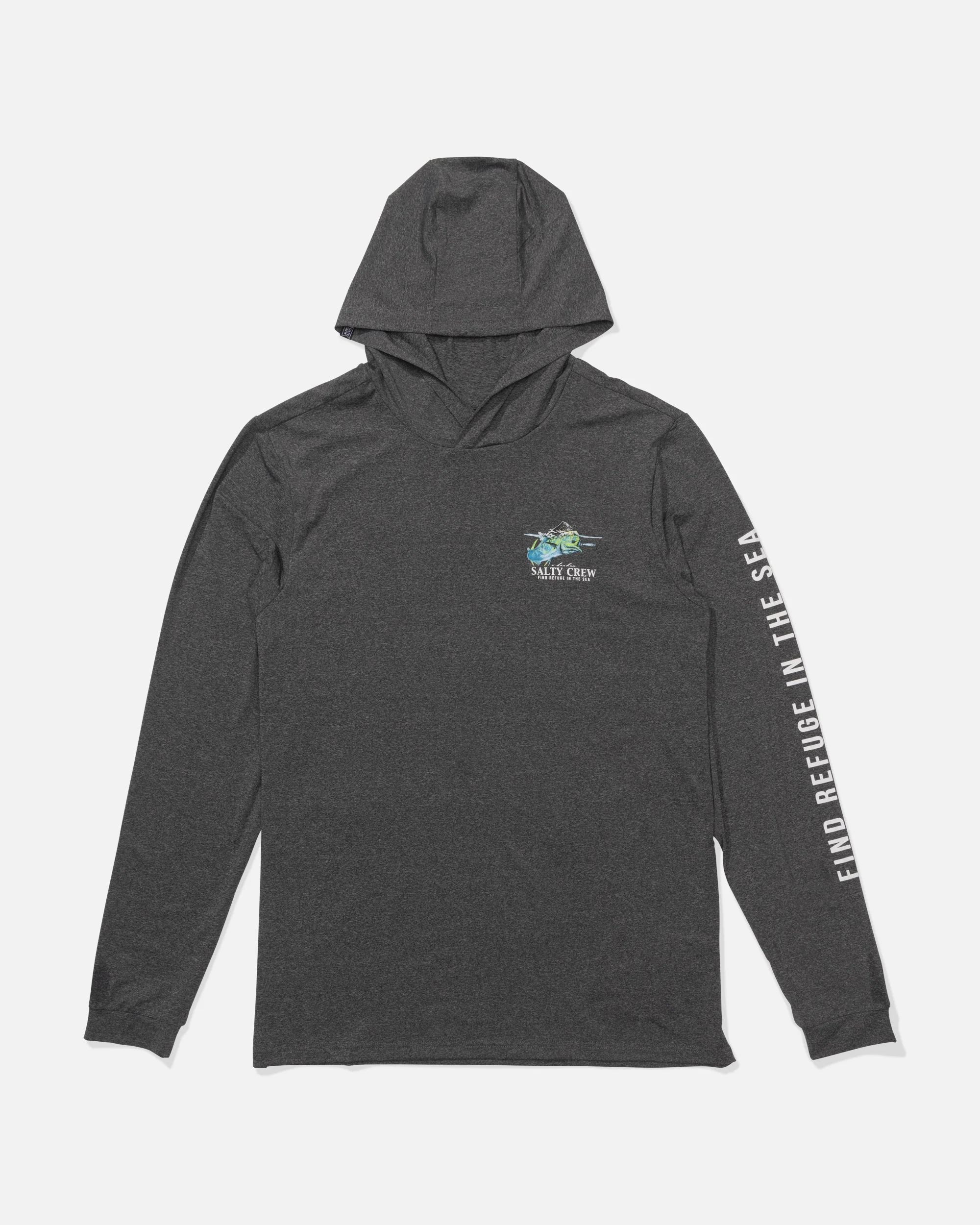 Surface Hood Sunshirt - Charcoal Heather - Image 2