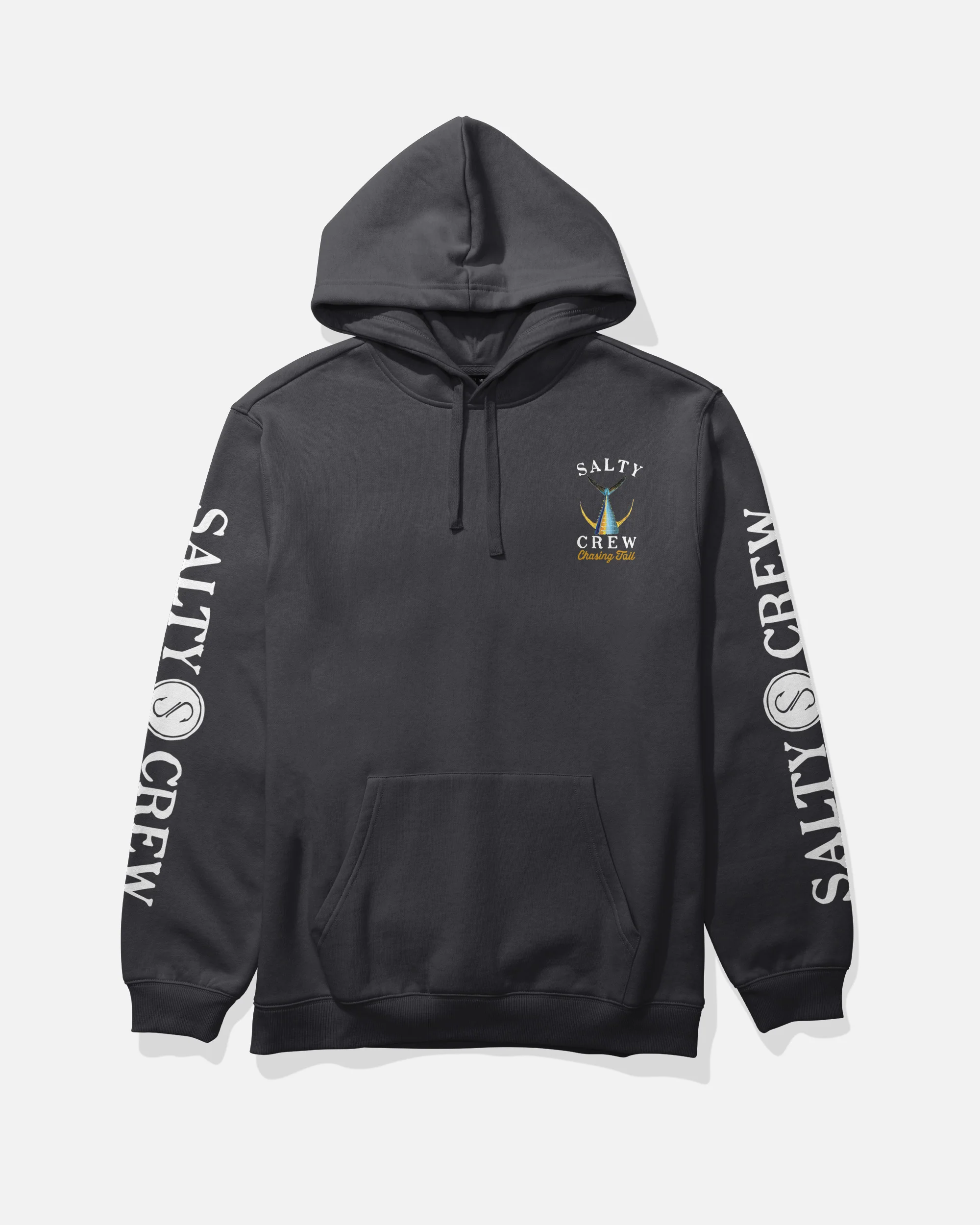 Tailed Fleece Hoodie - Black - Image 2