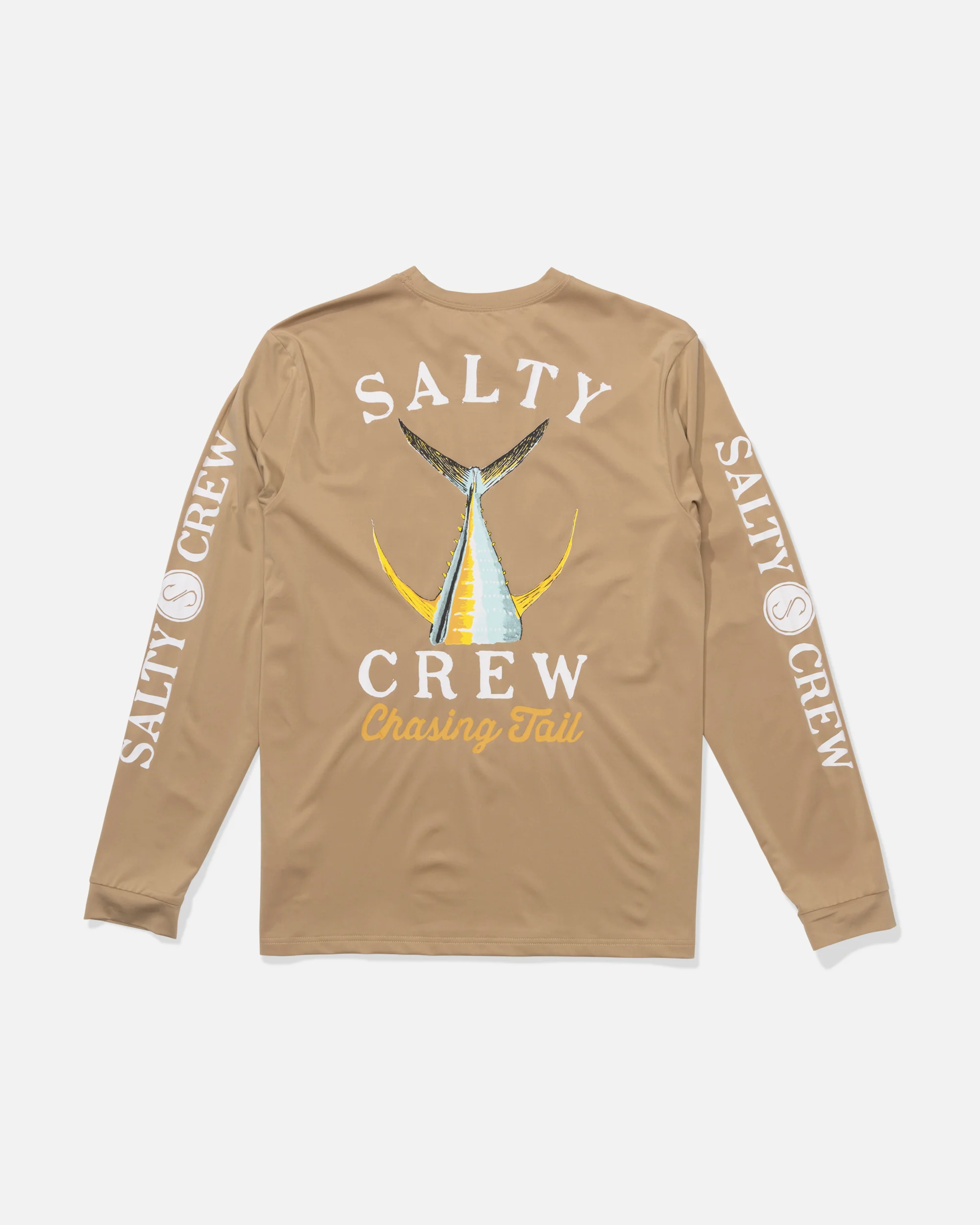 Tailed Long Sleeve Sunshirt - Khaki - Image 2