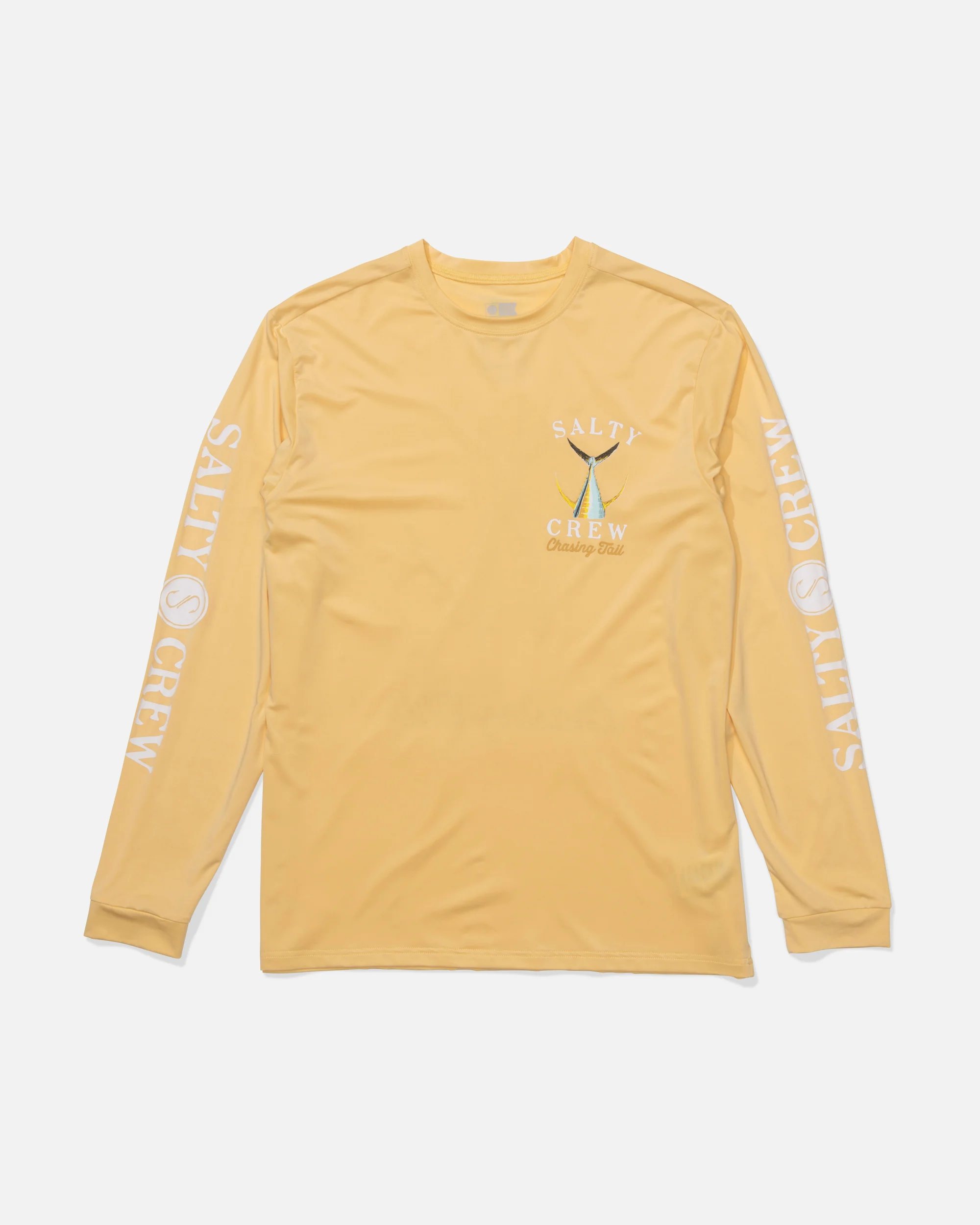 Tailed Long Sleeve Sunshirt - Light Orange