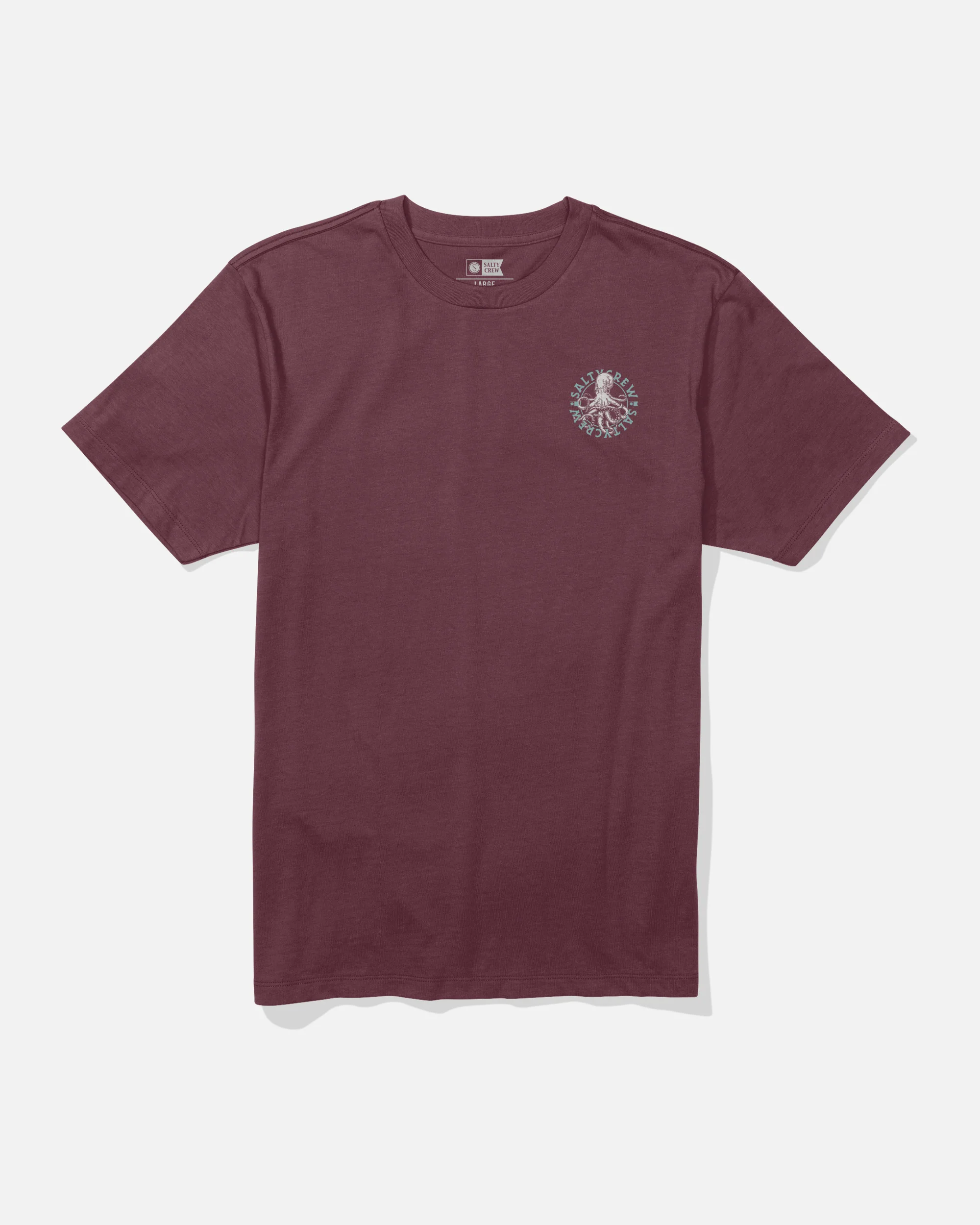 Tentacles Tee - Burgundy - Image 2
